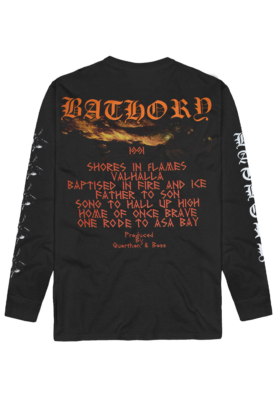 bathory-hammerheart-longsleeve-homme-noir-black-metal image 2
