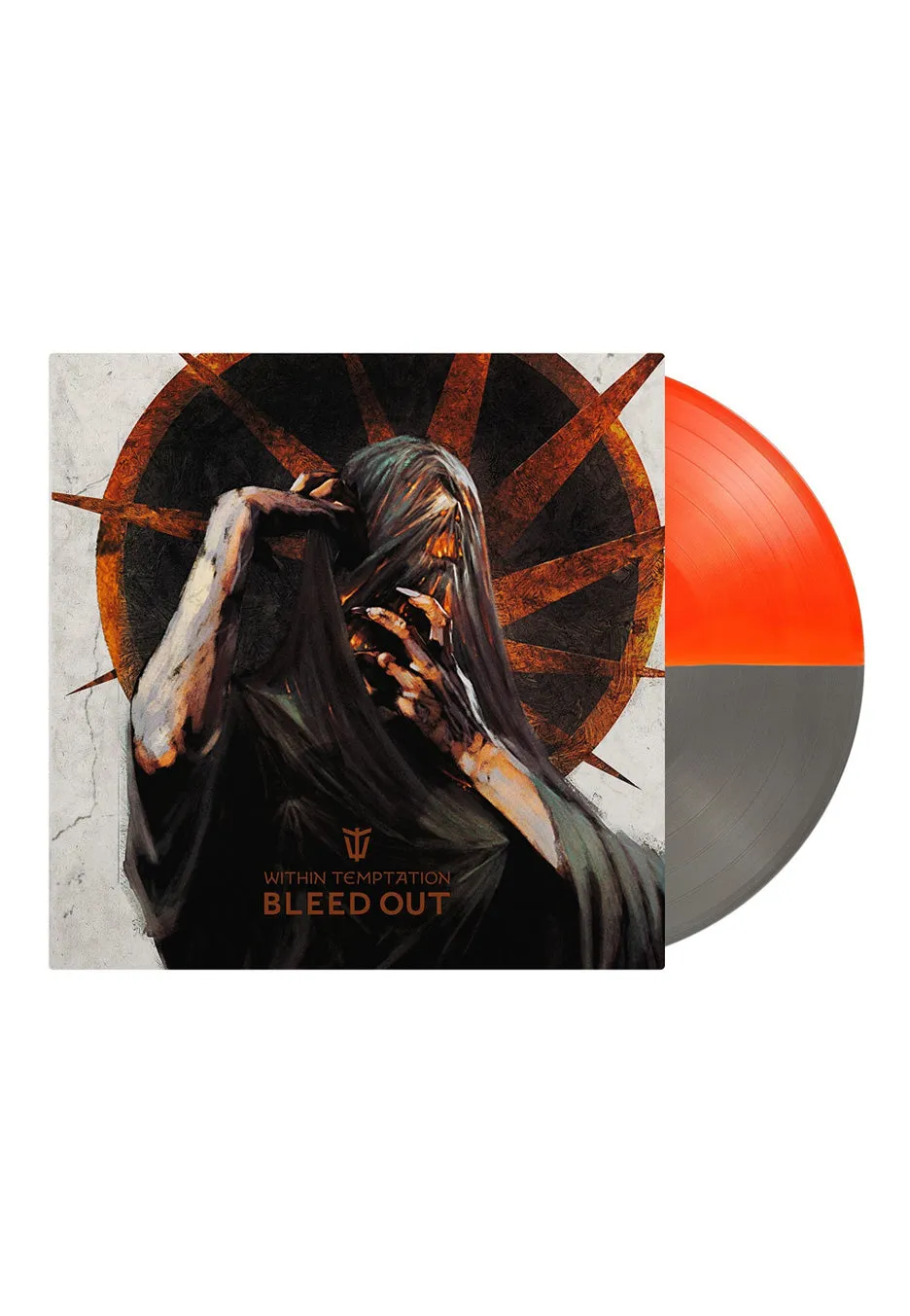 within-temptation-bleed-out-vinyle-couleur-argent-orange image 1