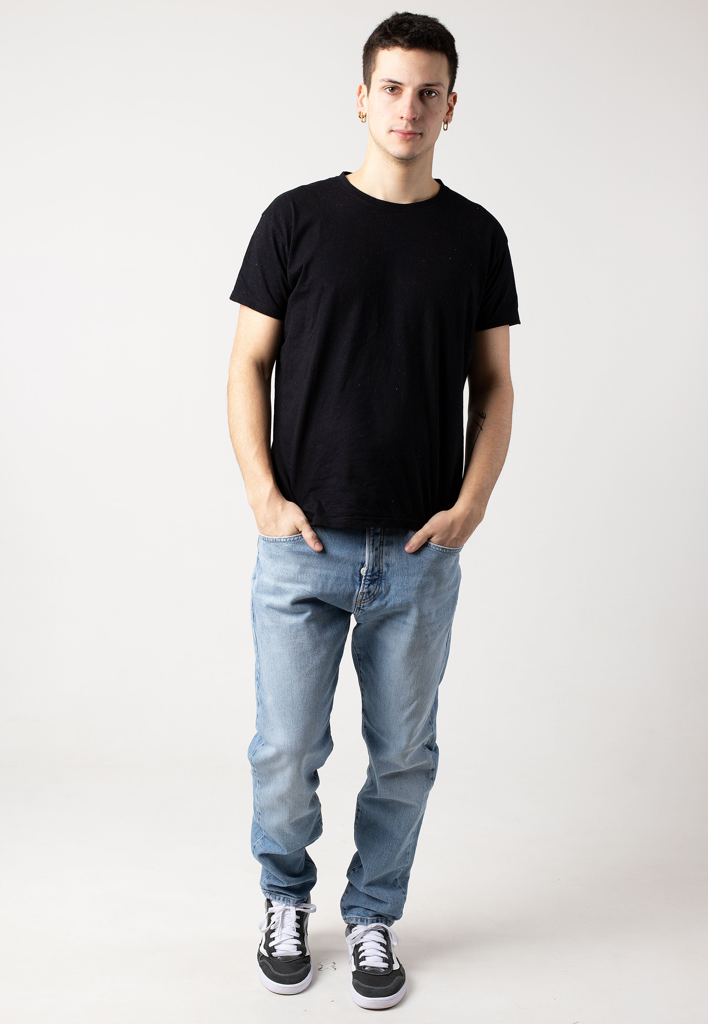 only-sons-yoke-tape-jean-homme-bleu-clair-w32-l32 image 3