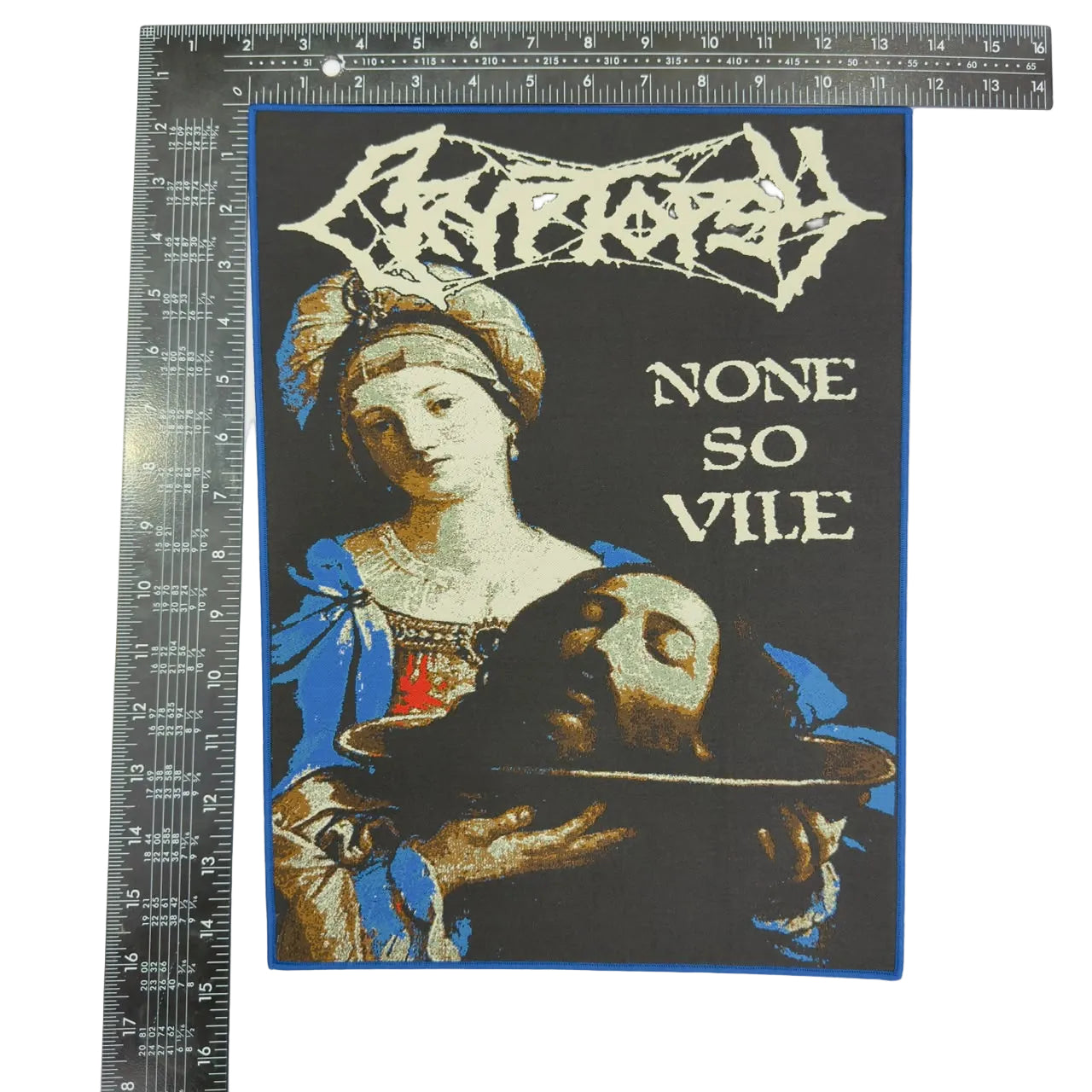 783punx-cryptopsy-none-so-vile-backpatch-tiss-bordure-noire image 7