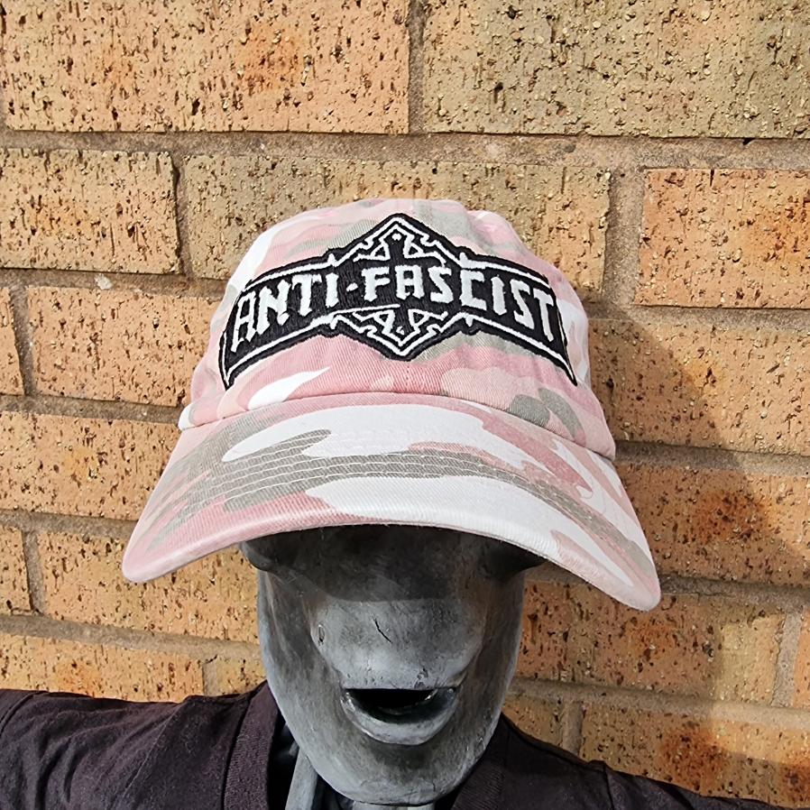 bolt-thrower-anti-fascist-casquette-dad-cap-camo-rose-glow-in-the-dark image 4