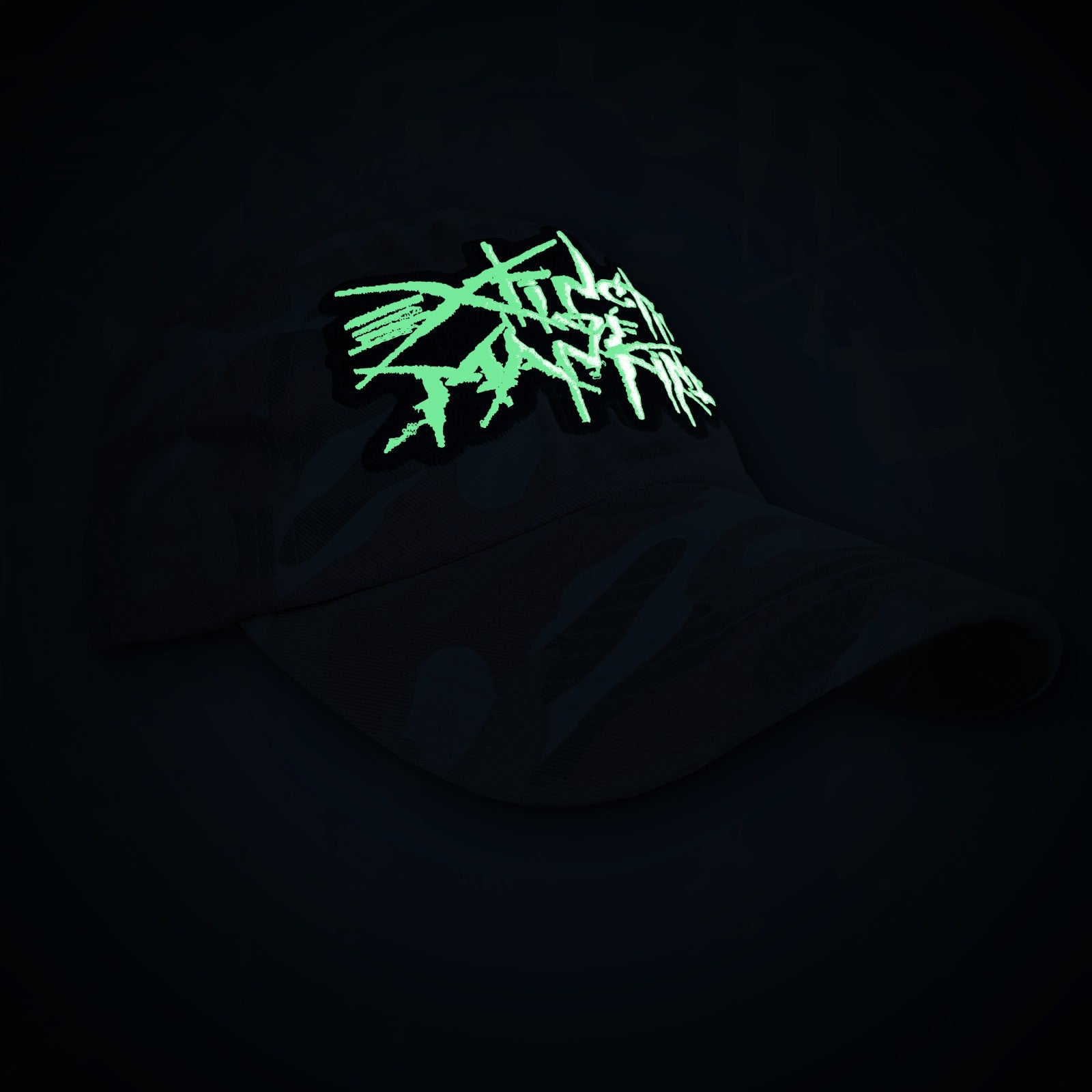 extinction-of-mankind-logo-casquette-dad-cap-camo-rose image 2