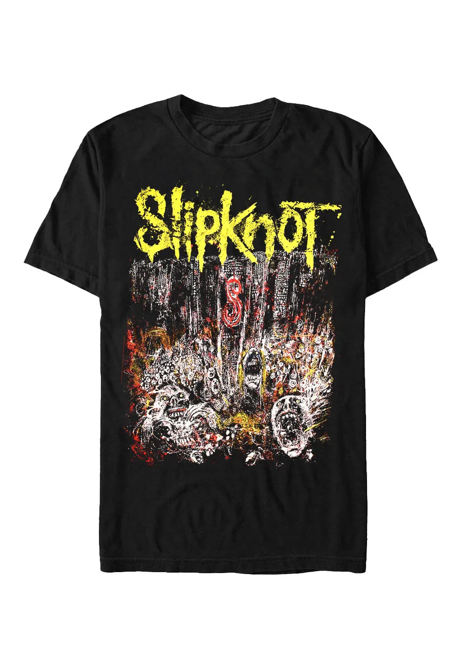 slipknot-live-at-msg-painting-t-shirt-noir-nu-metal image 1