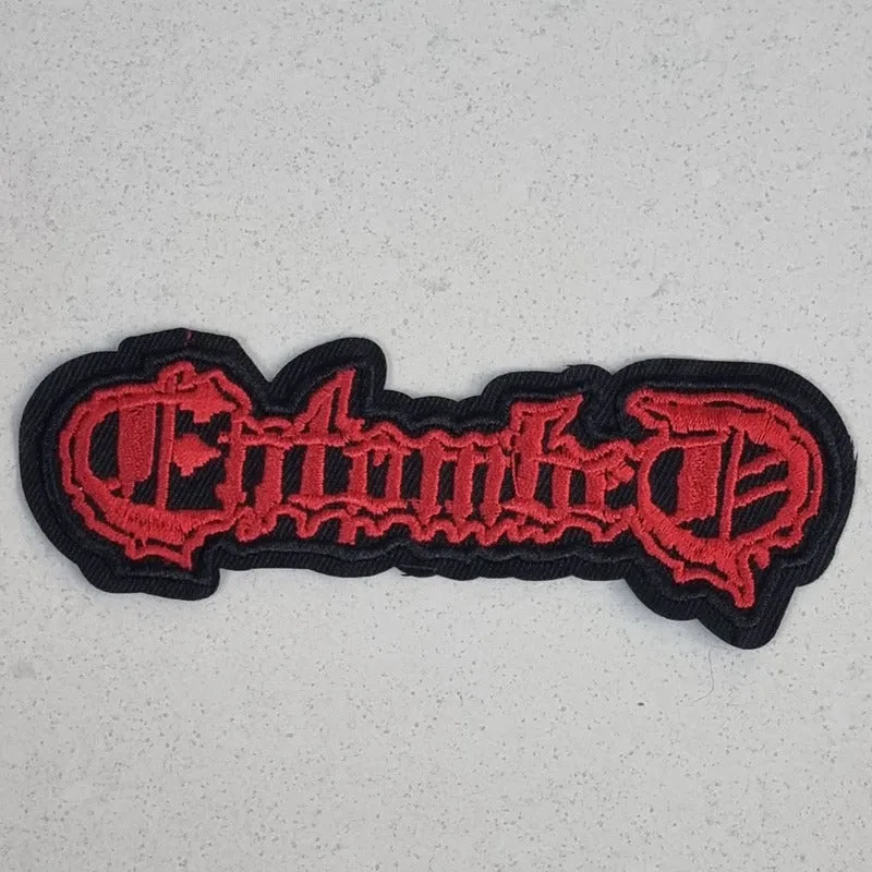 entombed-logo-patch-petit-cusson-coudre image 1