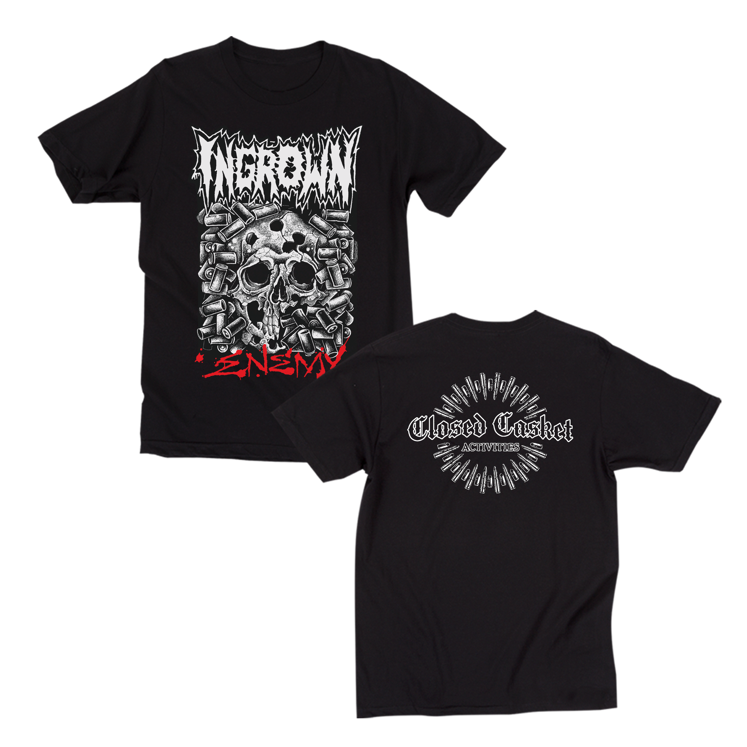 ingrown-enemy-t-shirt-coton-manches-courtes image 1
