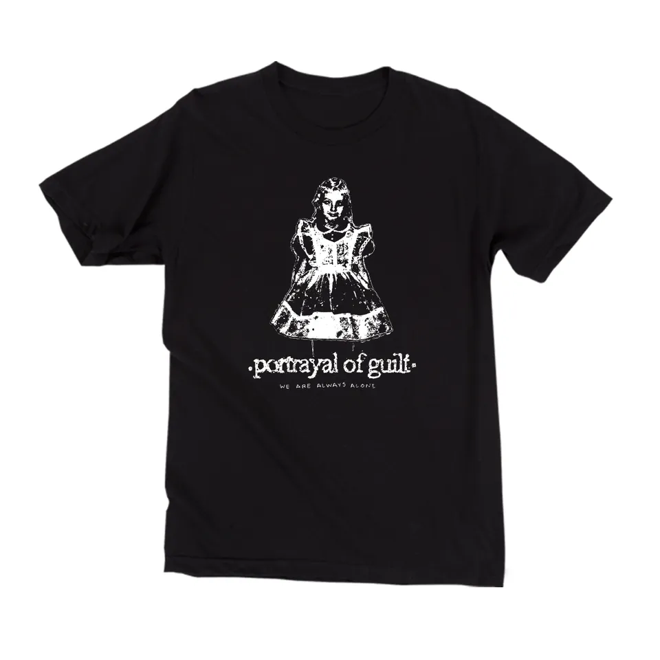 closed-casket-portrayal-of-guilt-alone-t-shirt-gildan image 1