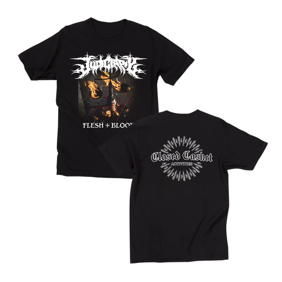 judiciary-flesh-blood-t-shirt-album-coton-m image 1