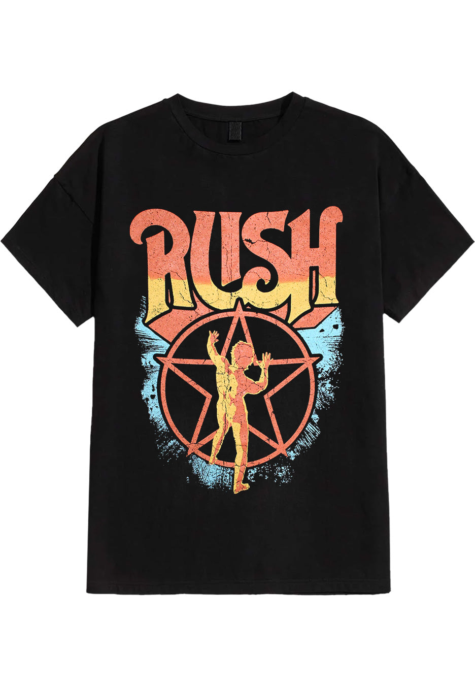 rush-starman-t-shirt-noir-homme-manches-courtes image 1