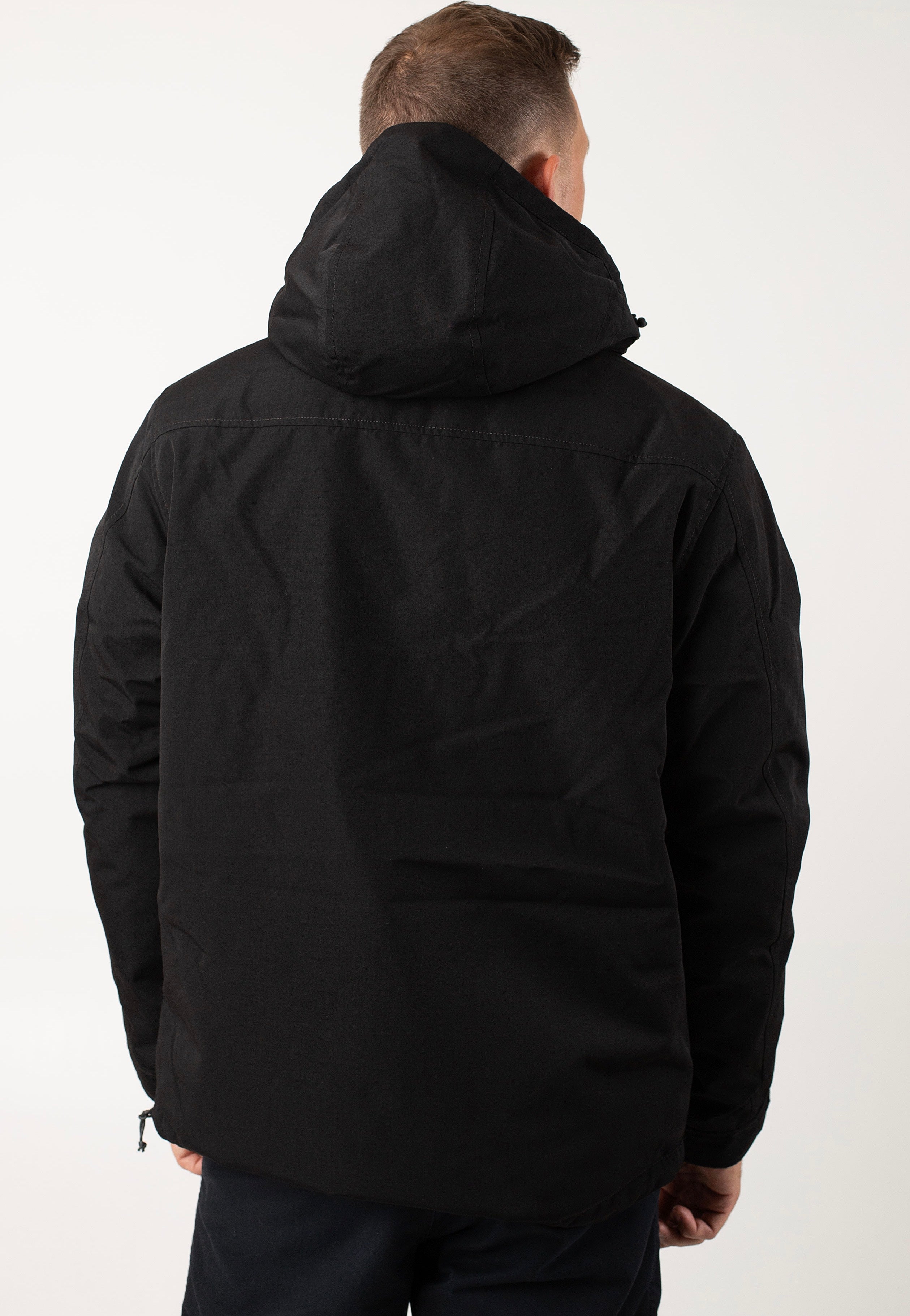 vintage-industries-oscar-black-veste-noire-coton-homme image 5