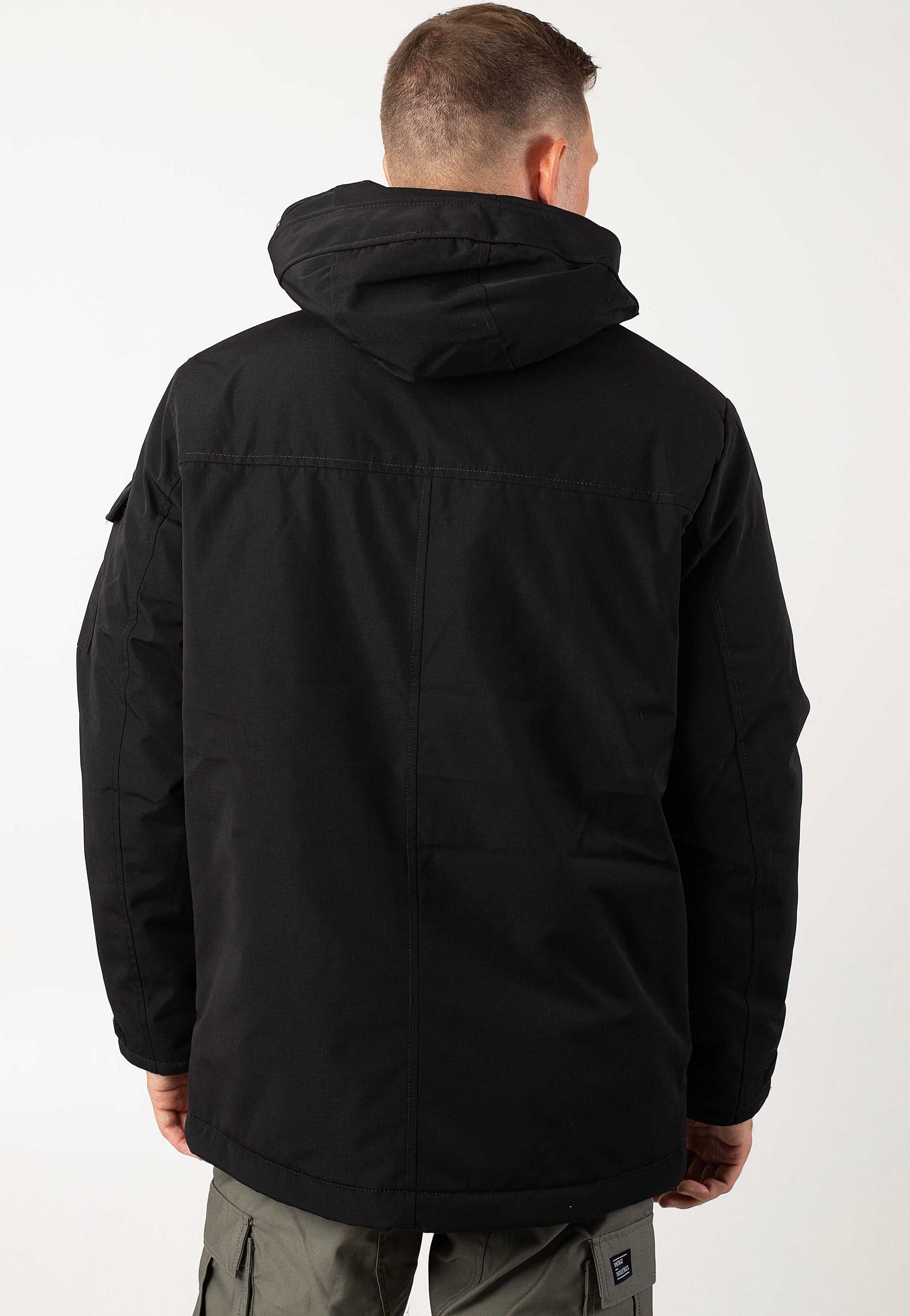 vintage-industries-oliver-black-veste-noire-taille-m image 2