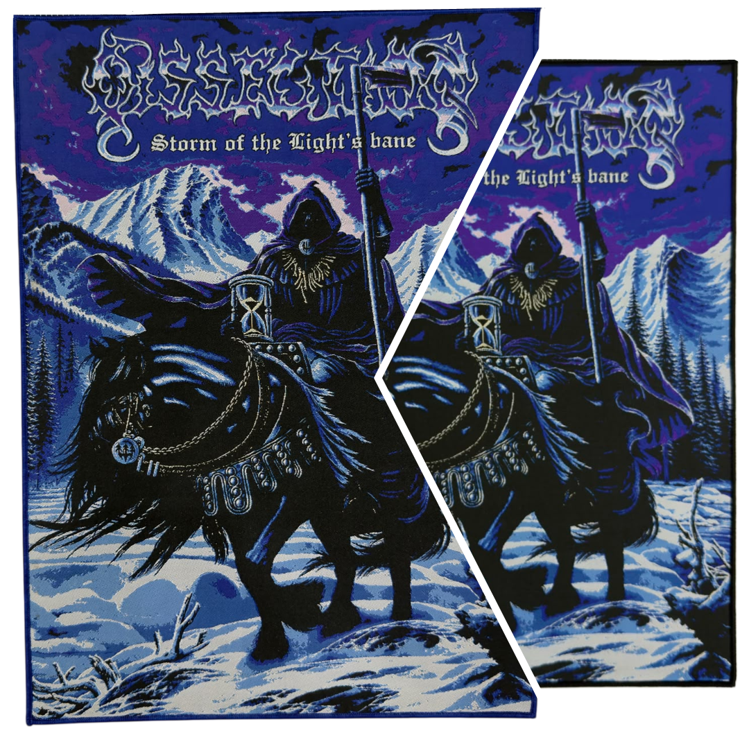 783punx-dissection-storm-of-the-light-s-bane-backpatch-tiss-bordure-bleue image 1