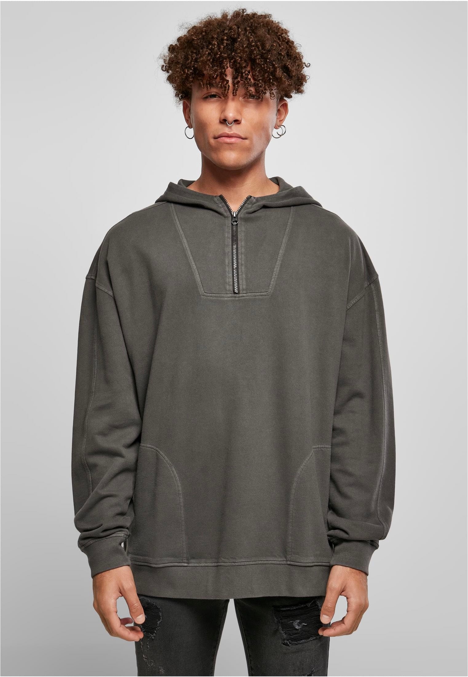 urban-classics-overdyed-camp-blackbird-hoodie-noir-m image 6