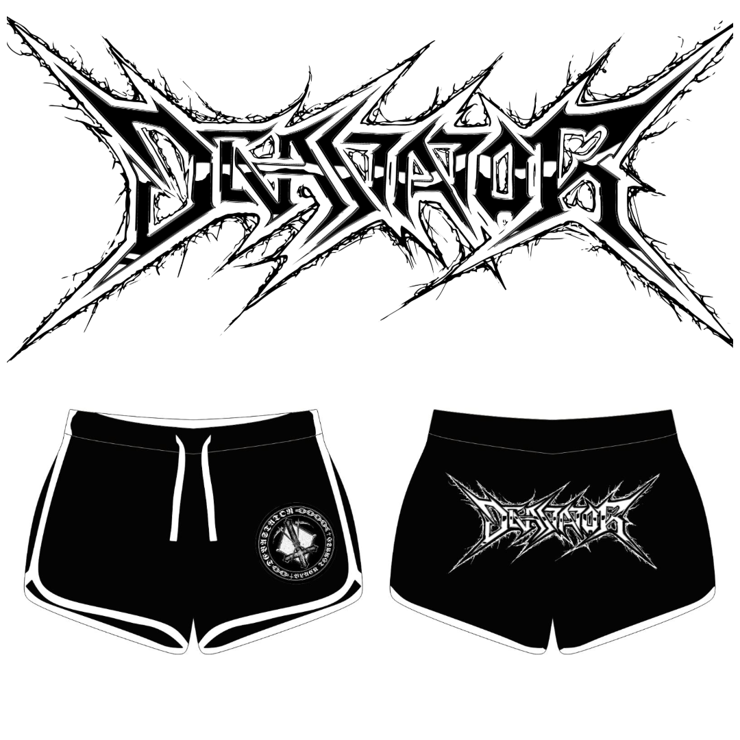 devastator-short-femme-booty-shorts-logo-dos image 2