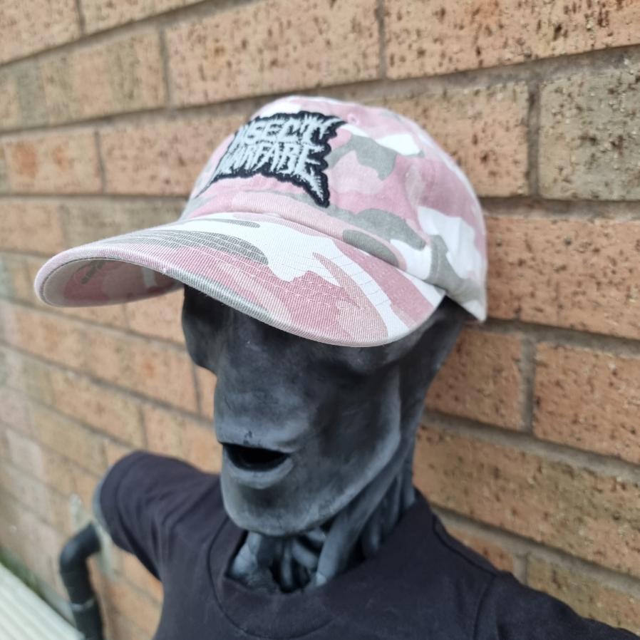 783punx-insect-warfare-casquette-dad-cap-camo-rose-phosphorescent image 2