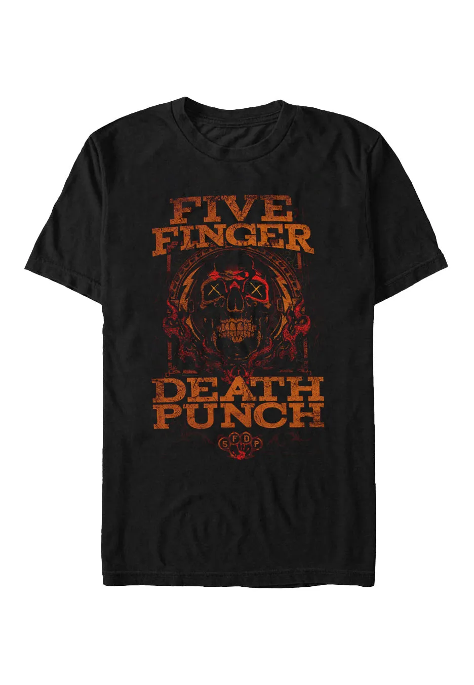 five-finger-death-punch-wanted-t-shirt-noir-homme image 1