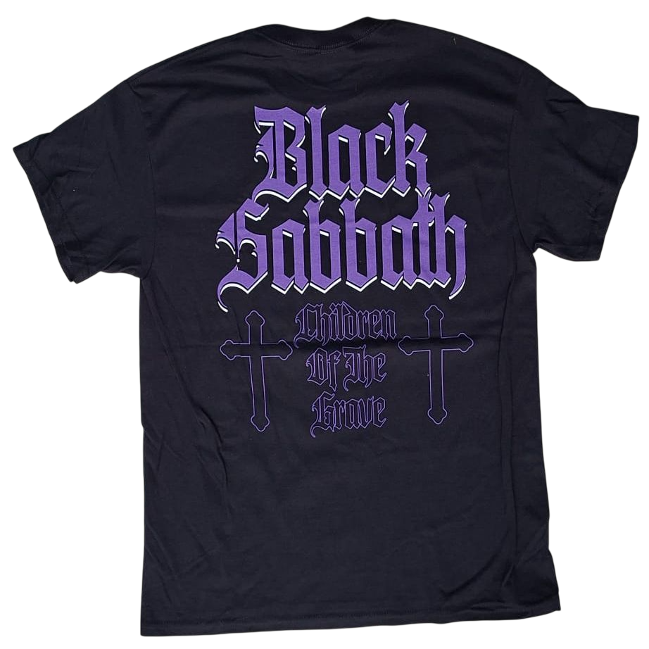 black-sabbath-children-of-the-grave-t-shirt-coton-noir image 3