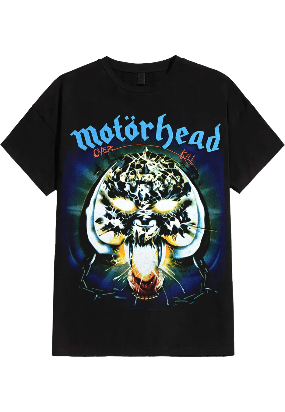 mot-rhead-overkill-t-shirt-homme-noir-manches-courtes image 1