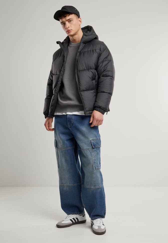 urban-classics-tapered-heavy-ounce-baggy-jean-dirty-washed-bleu image 2