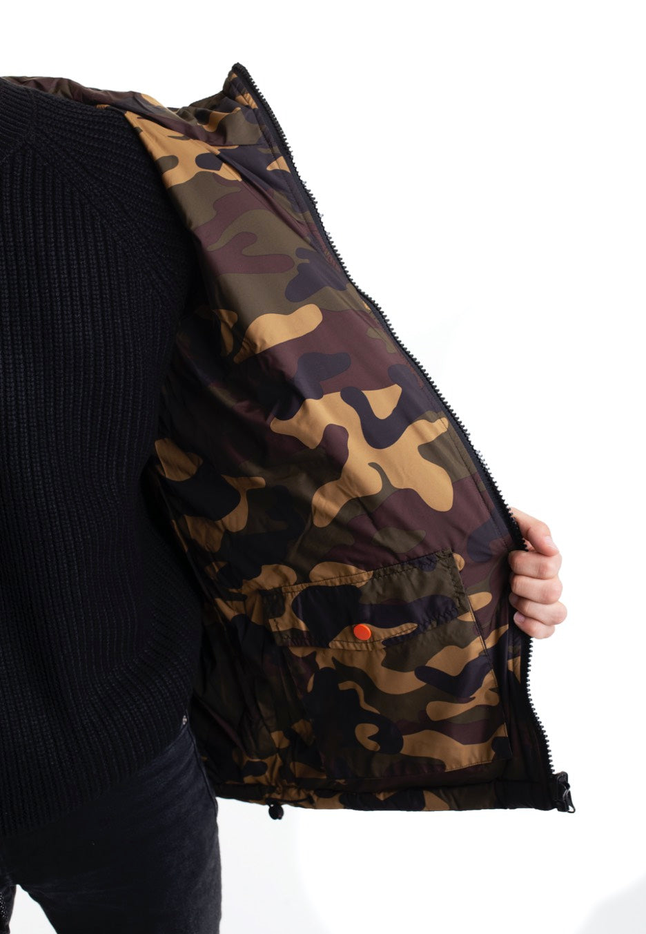 urban-classics-reversible-black-woodcamo-veste-hiver-homme image 6