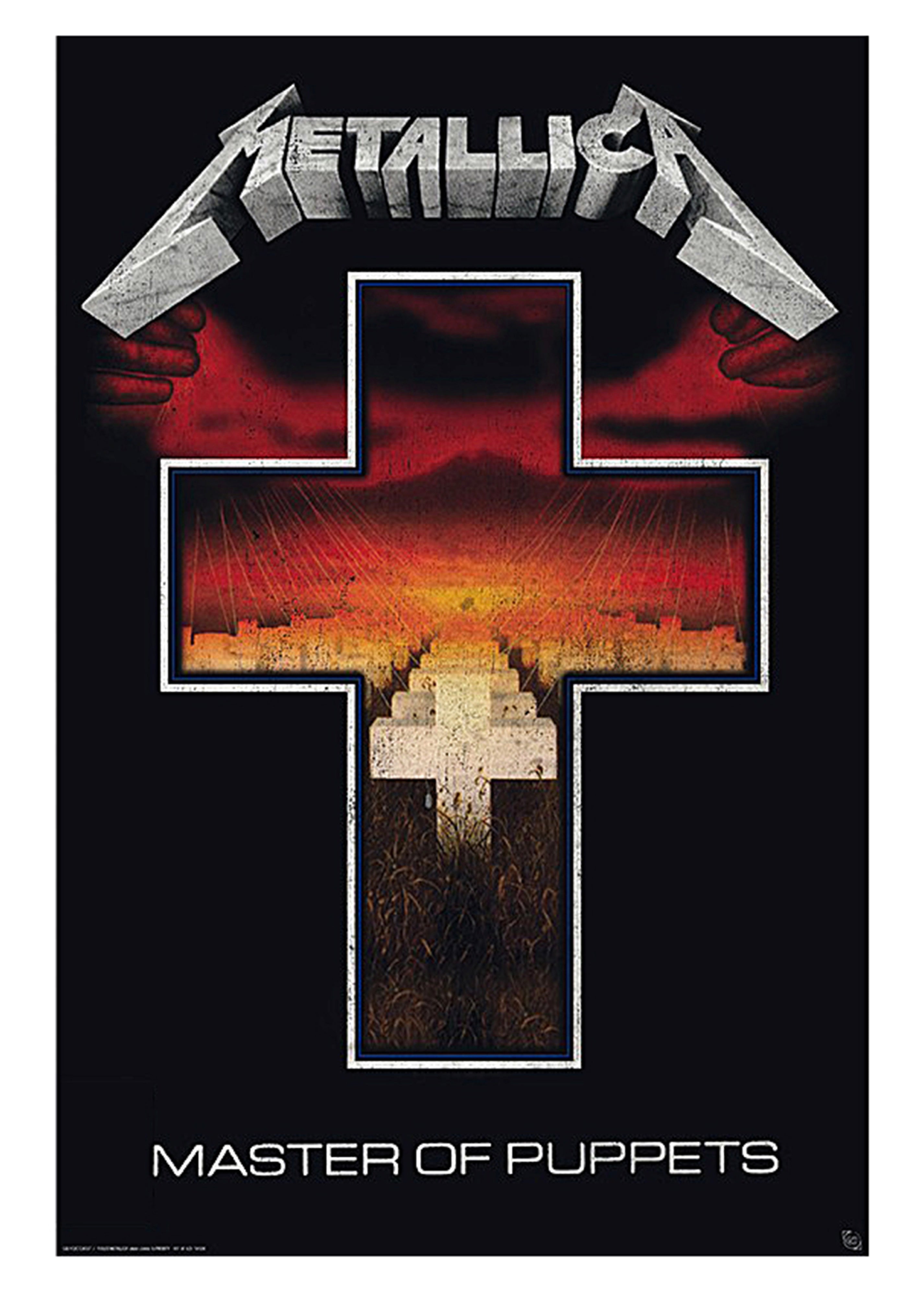 metallica-master-of-puppets-poster-maxi-thrash-metal-couleur image 1
