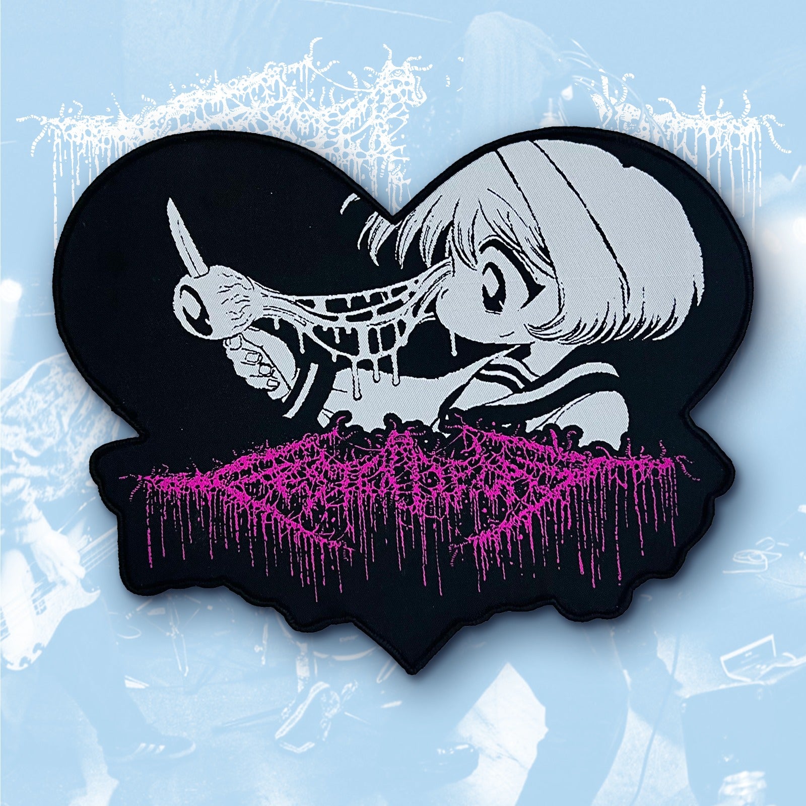 festerdecay-ichigo-cha-n-patch-surdimensionn-noir image 2