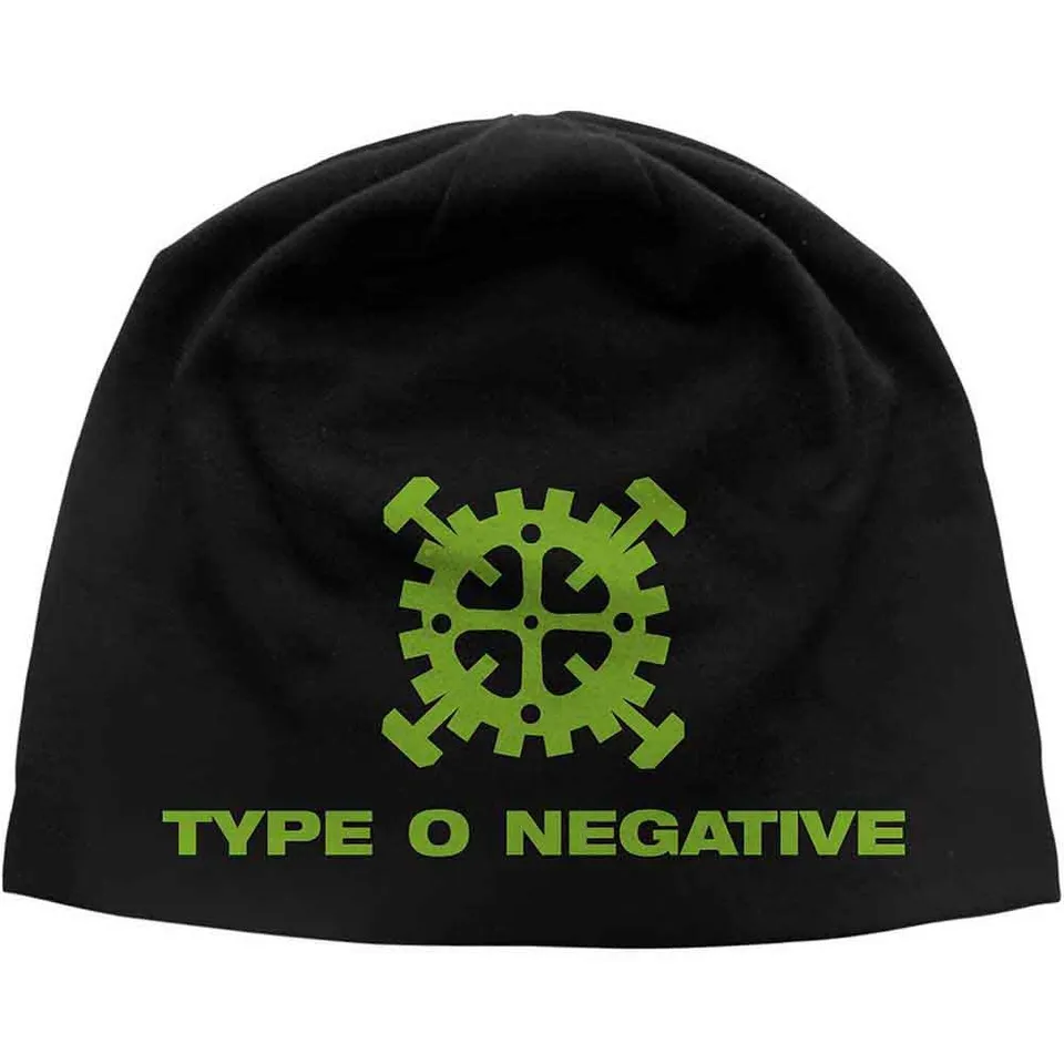 type-o-negative-gear-logo-bonnet-beanie-noir image 1
