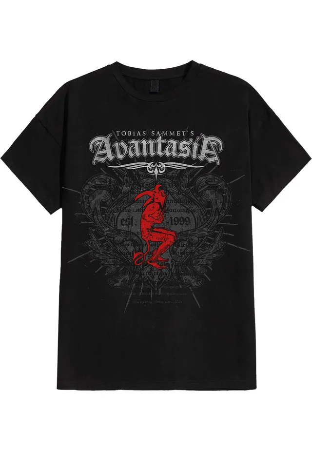 avantasia-harlekin-t-shirt-noir-homme-manches-courtes image 1