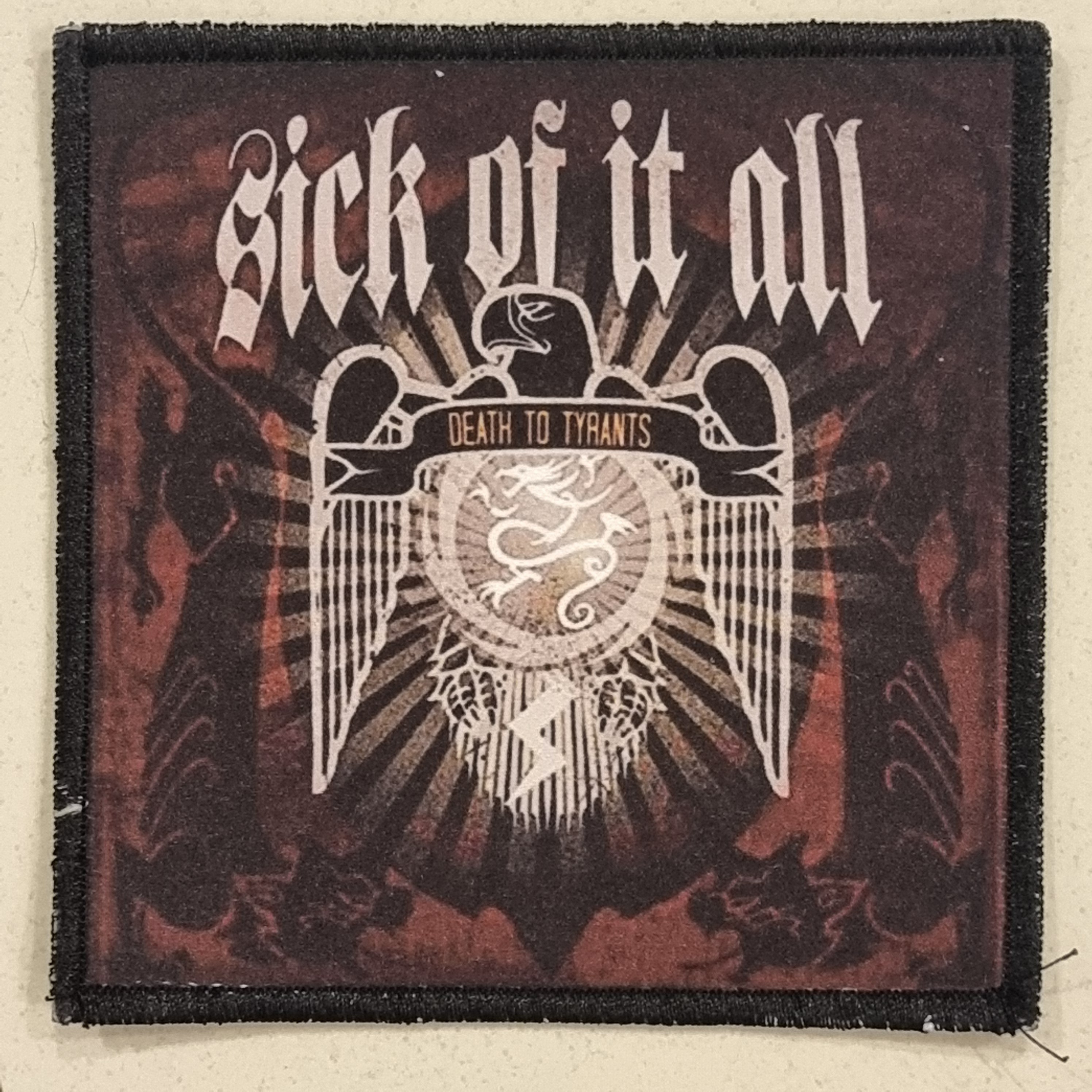 783punx-sick-of-it-all-death-to-tyrants-patch-cusson image 1