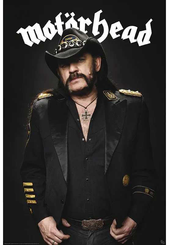 mot-rhead-lemmy-maxi-poster-noir image 1