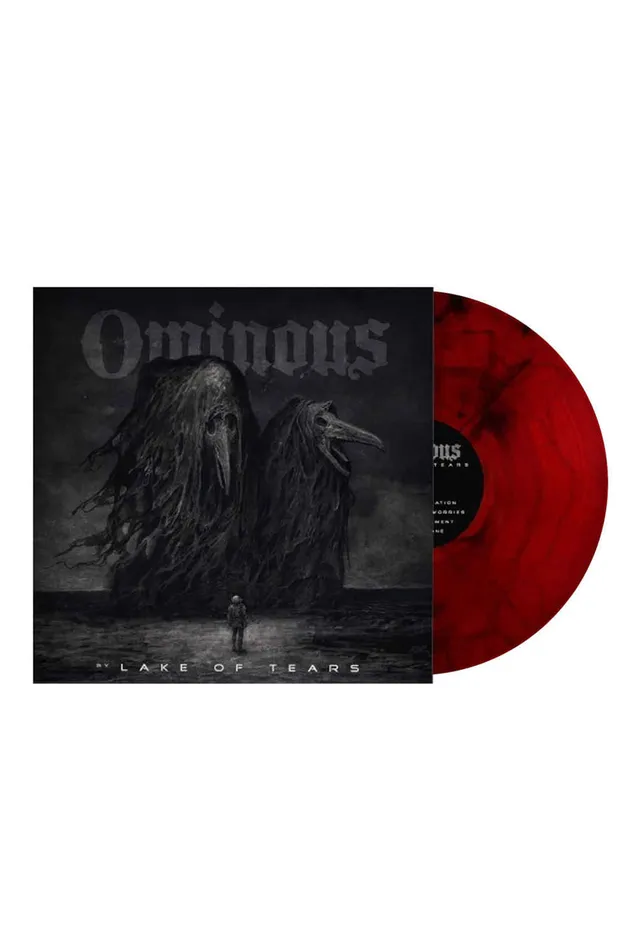lake-of-tears-ominous-vinyle-marbr-rouge-noir-dition-limit-e image 1