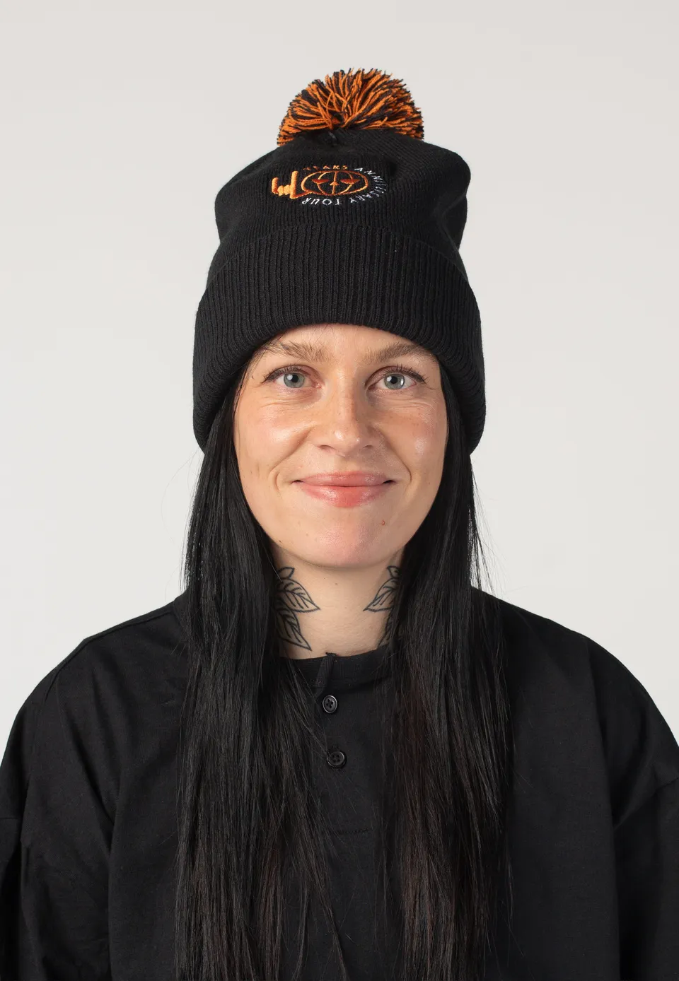 helloween-40-years-pumpkin-beanie-noir-pompon image 1
