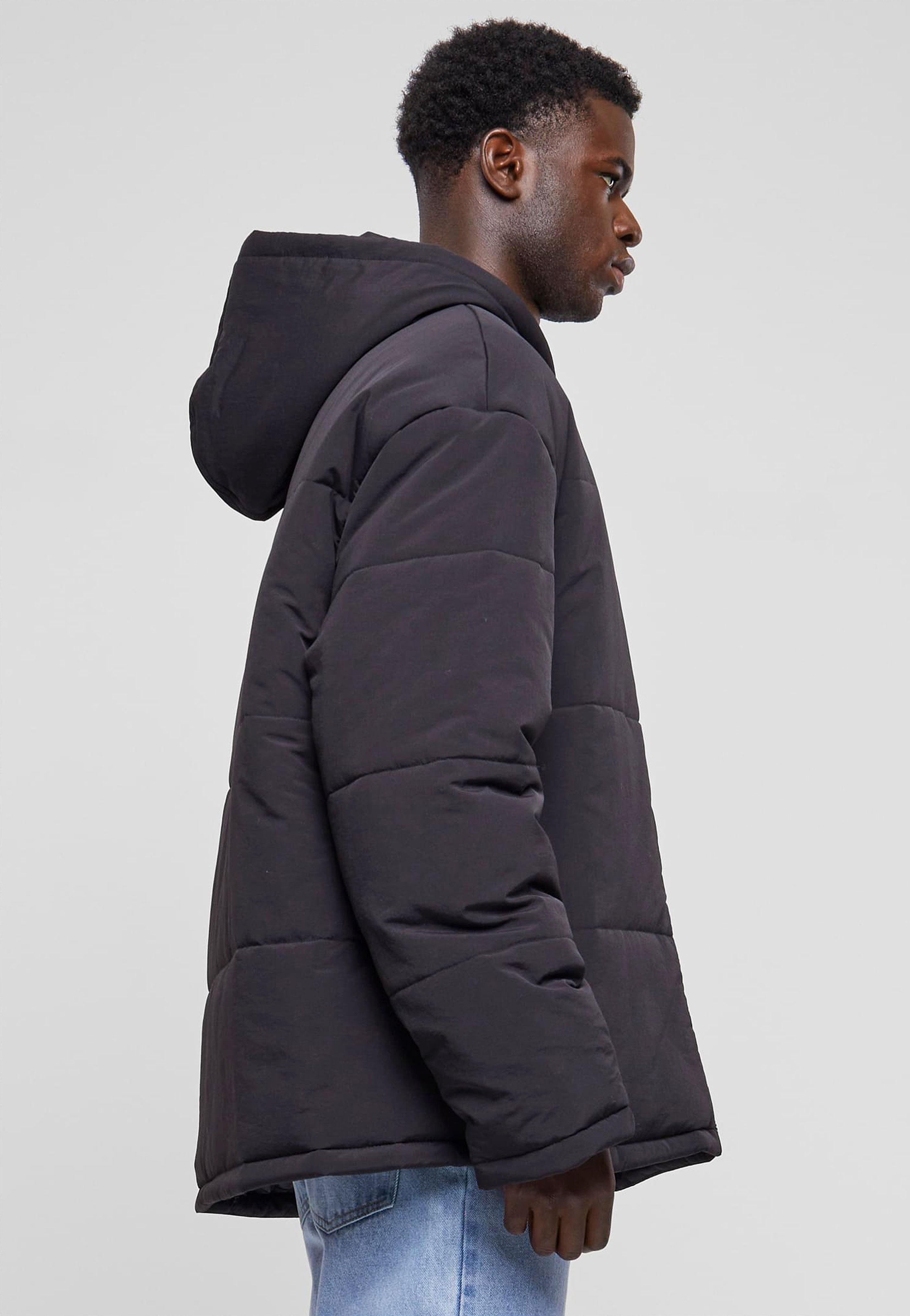 urban-classics-hooded-block-puffer-veste-noire-homme-hiver image 2