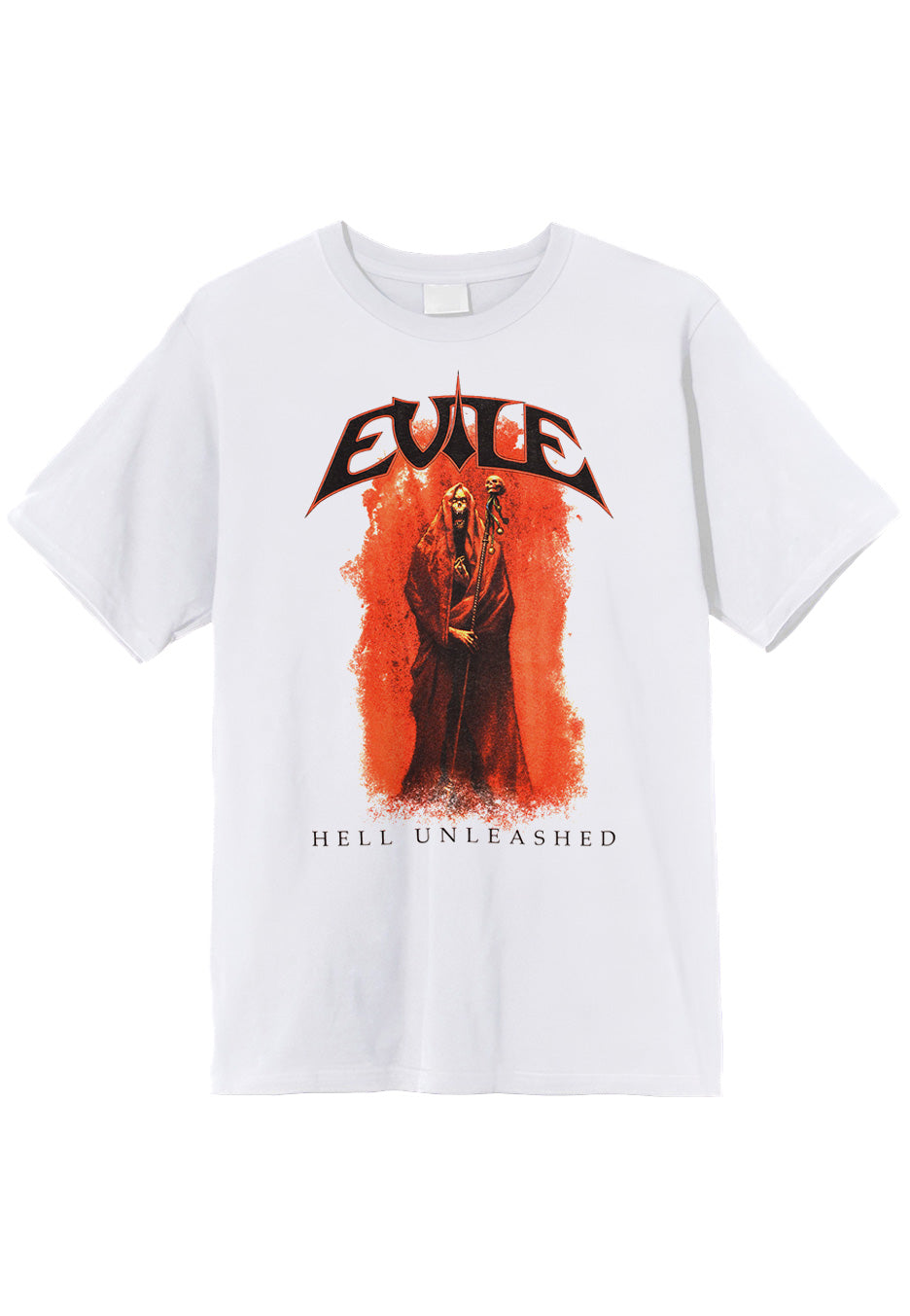 evile-hell-unleashed-t-shirt-blanc-metal-thrash image 1