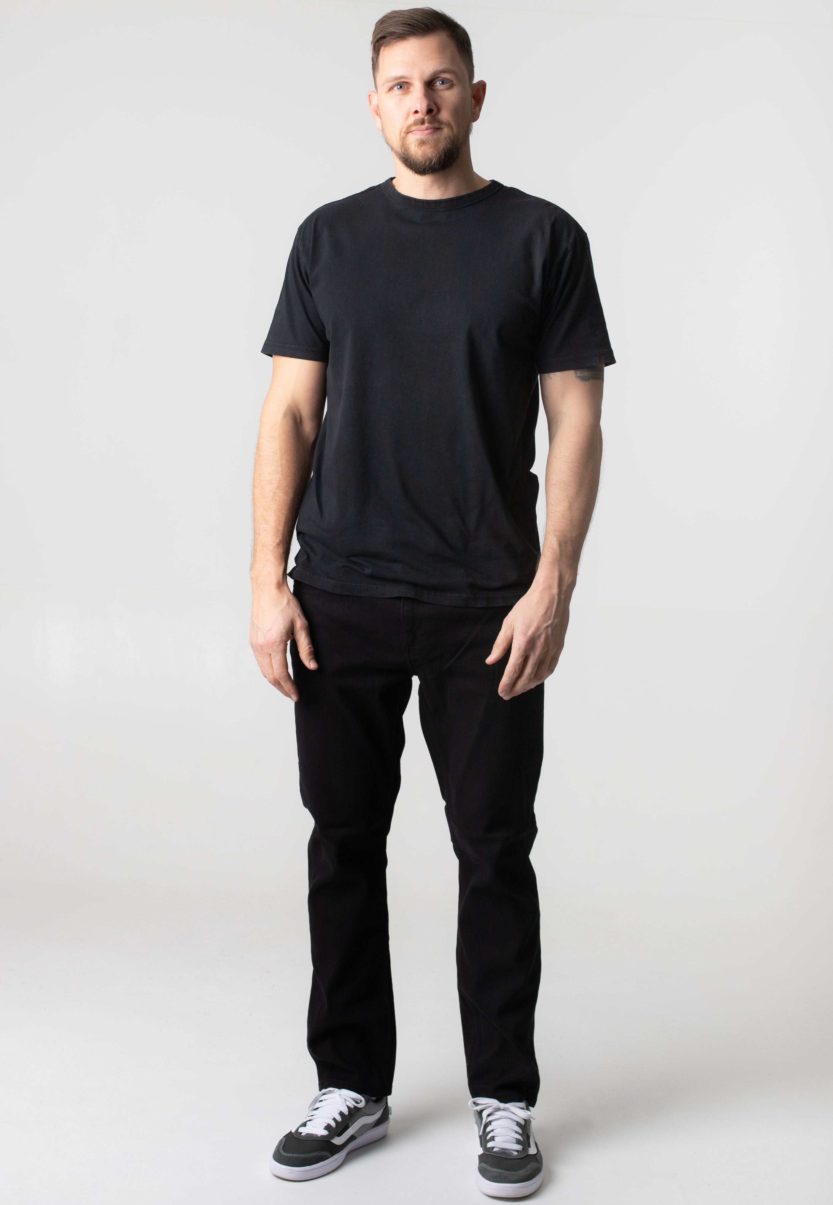 only-sons-weft-reg-jean-black-denim-w32-l32 image 2