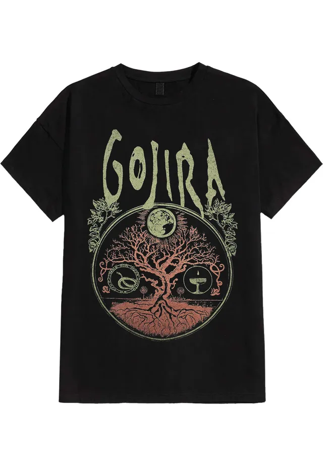 gojira-cycles-t-shirt-noir-homme-metal image 1