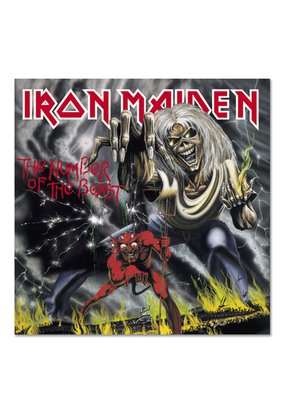 iron-maiden-the-number-of-the-beast-vinyle-lp-heavy-metal image 2
