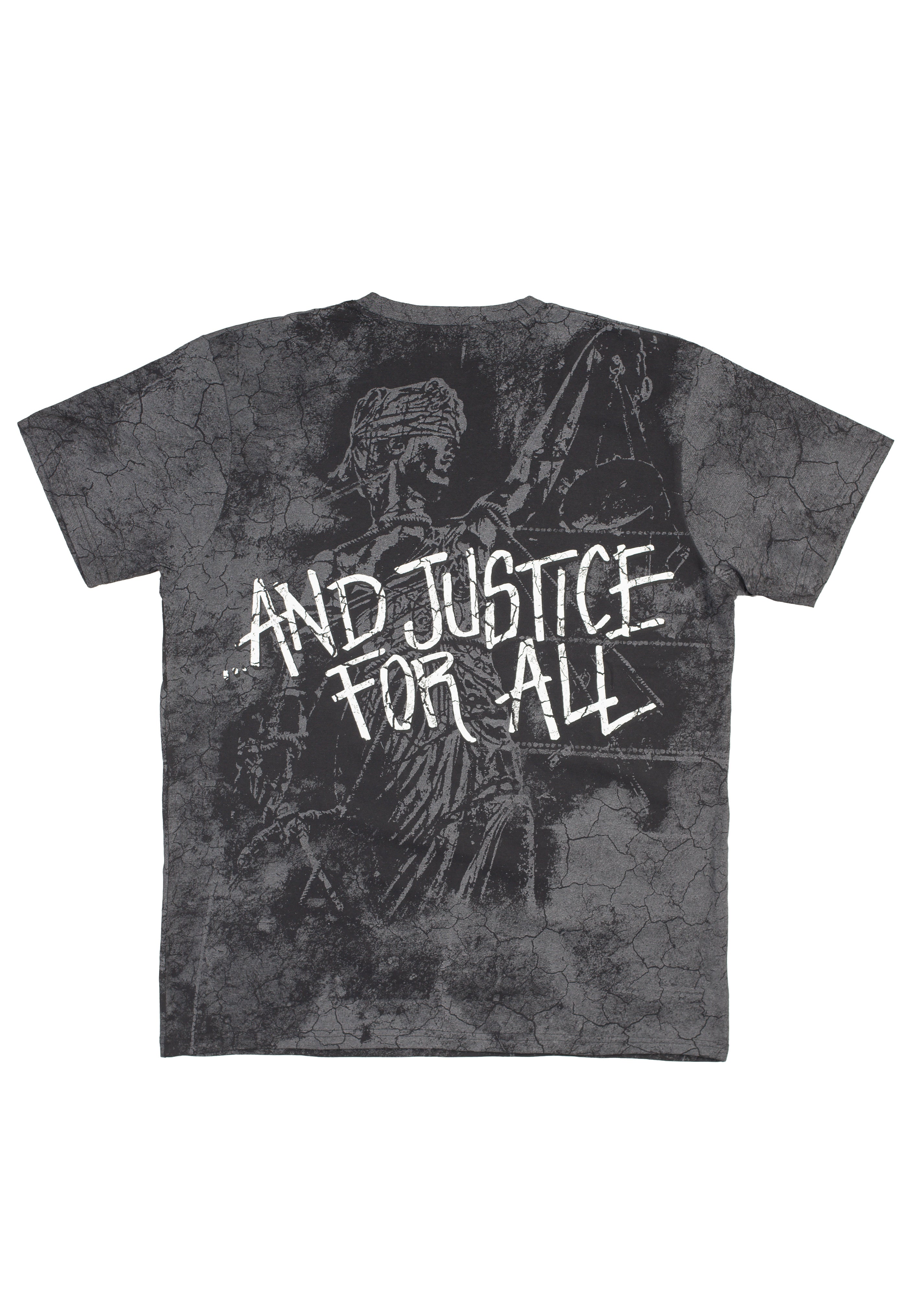 metallica-justice-washed-t-shirt-noir-thrash-metal image 2