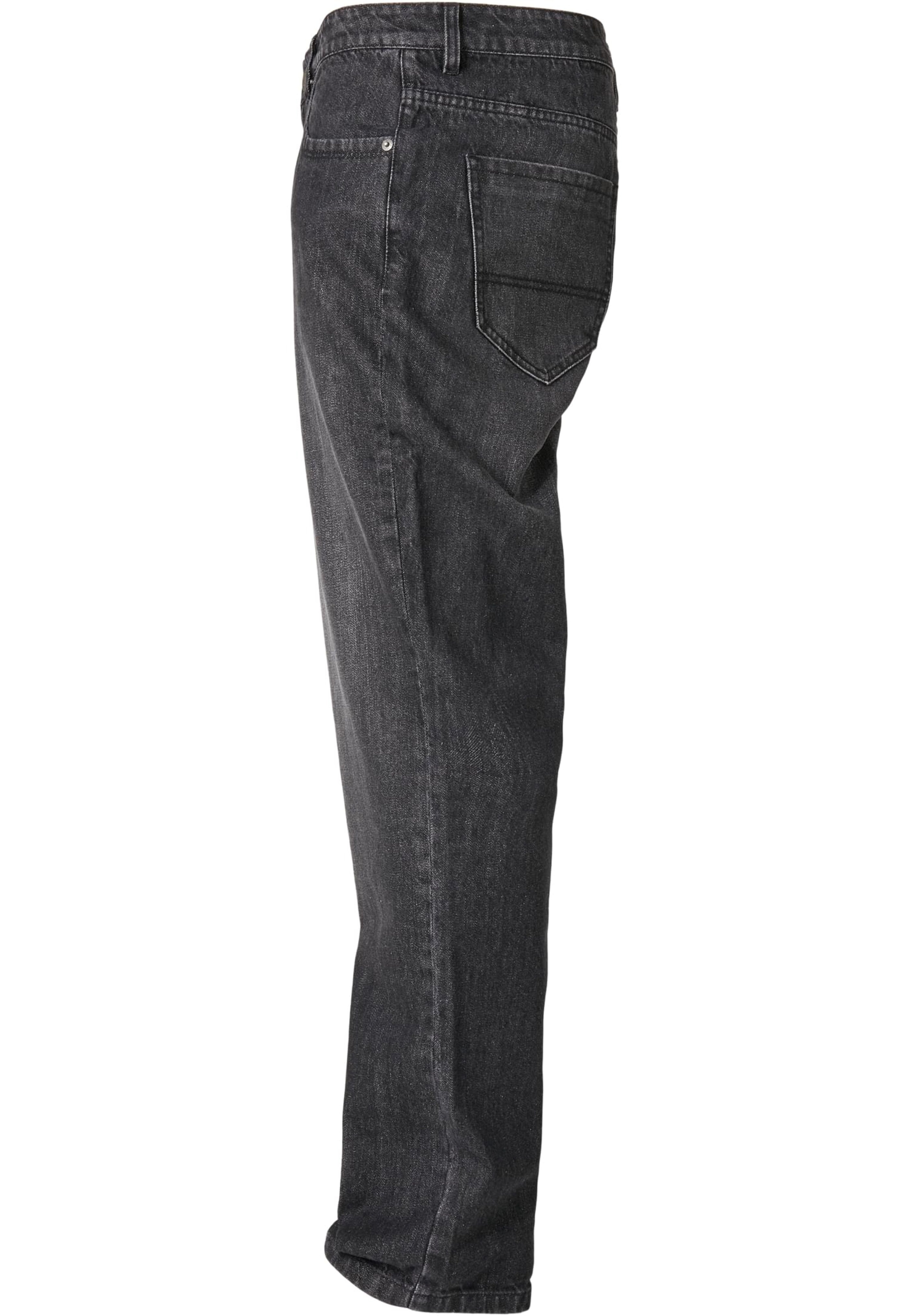 urban-classics-loose-fit-real-black-washed-jean-homme image 7