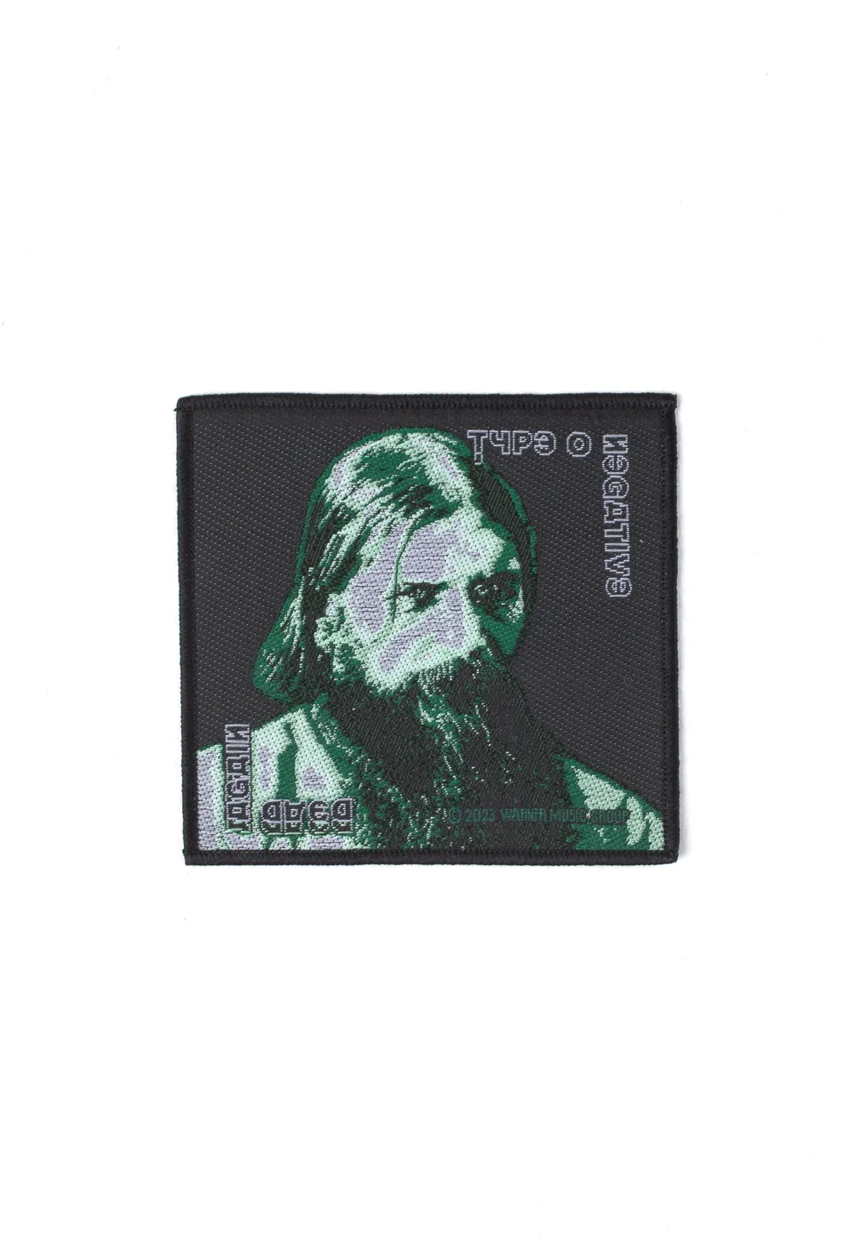 type-o-negative-dead-again-patch-noir-polyester image 1