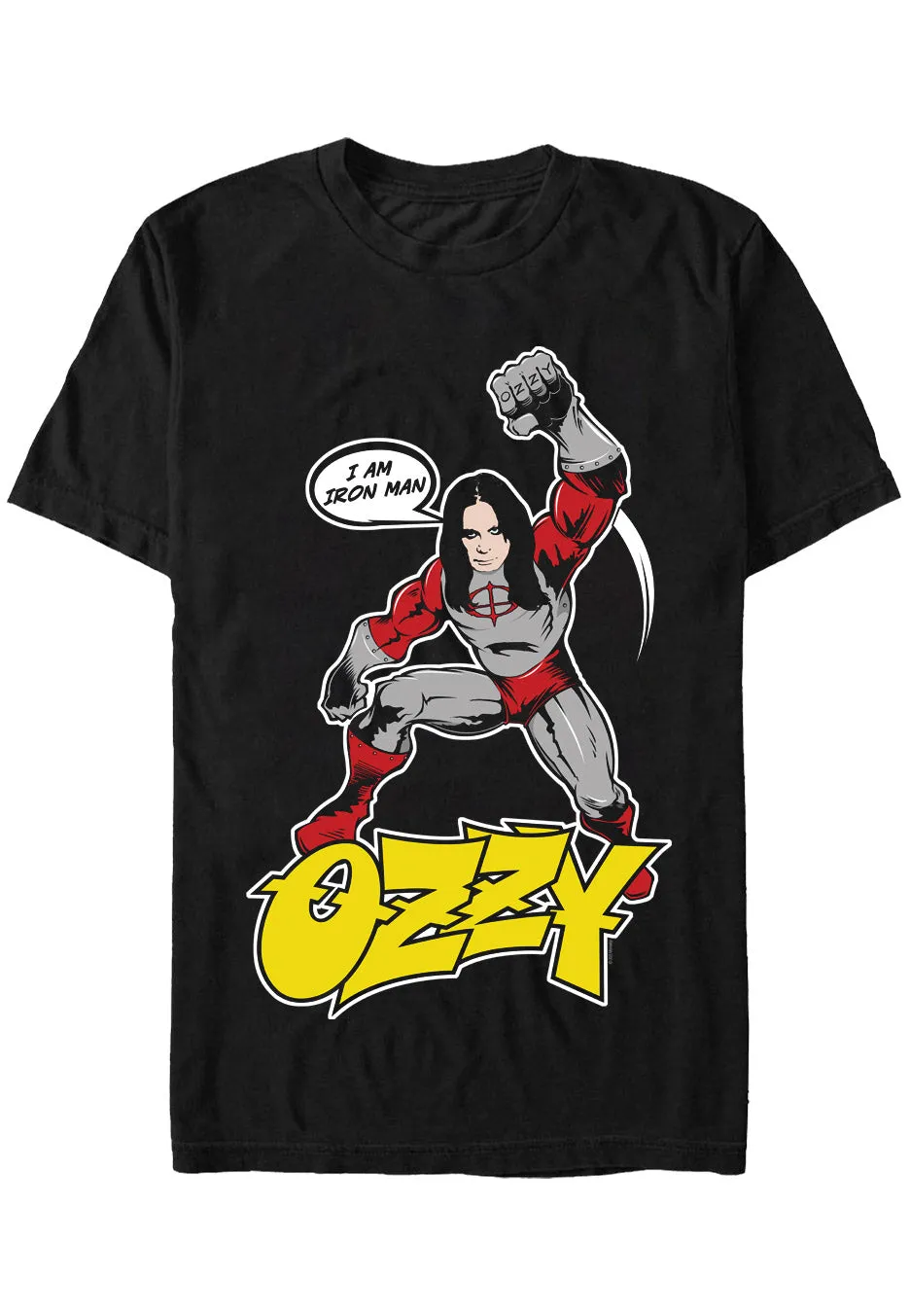 ozzy-osbourne-iron-man-t-shirt-noir-homme image 1