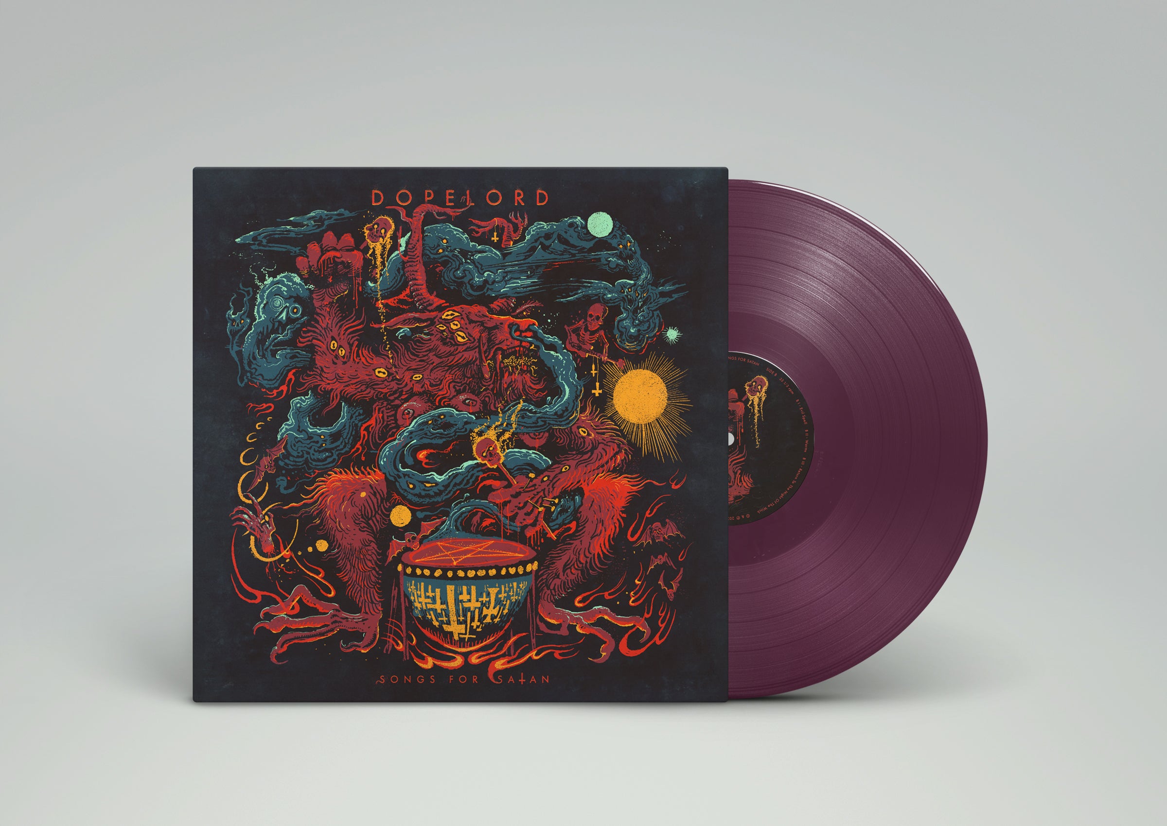 dopelord-songs-for-satan-vinyle-lp-violet-doom-stoner image 2
