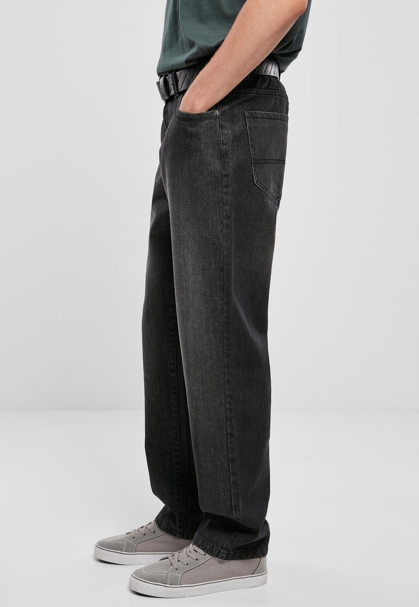 urban-classics-loose-fit-real-black-washed-jean-homme image 3
