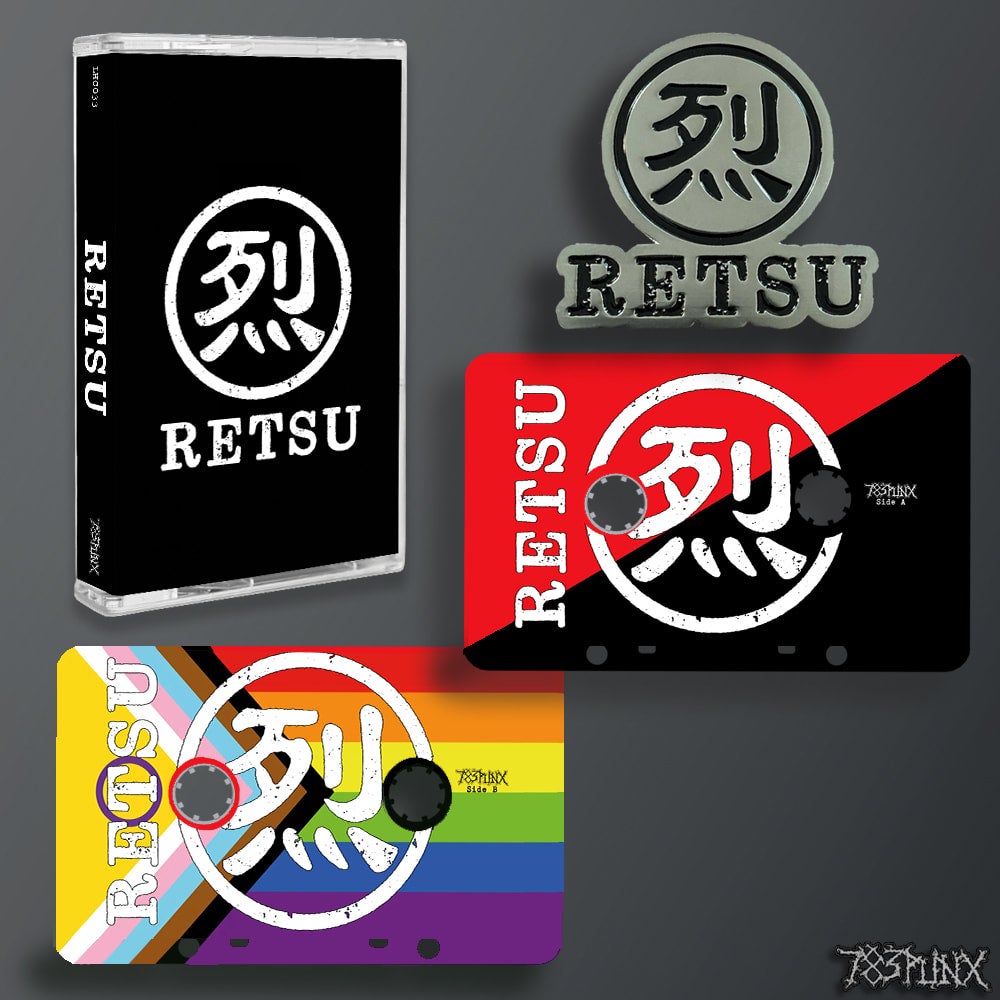retsu-retsu-cassette-tape-k7-pin-bundle-hardcore-punk image 2