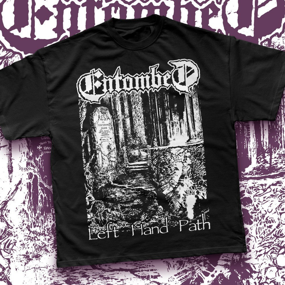 entombed-left-hand-path-t-shirt-gildan-coton-death-metal image 1