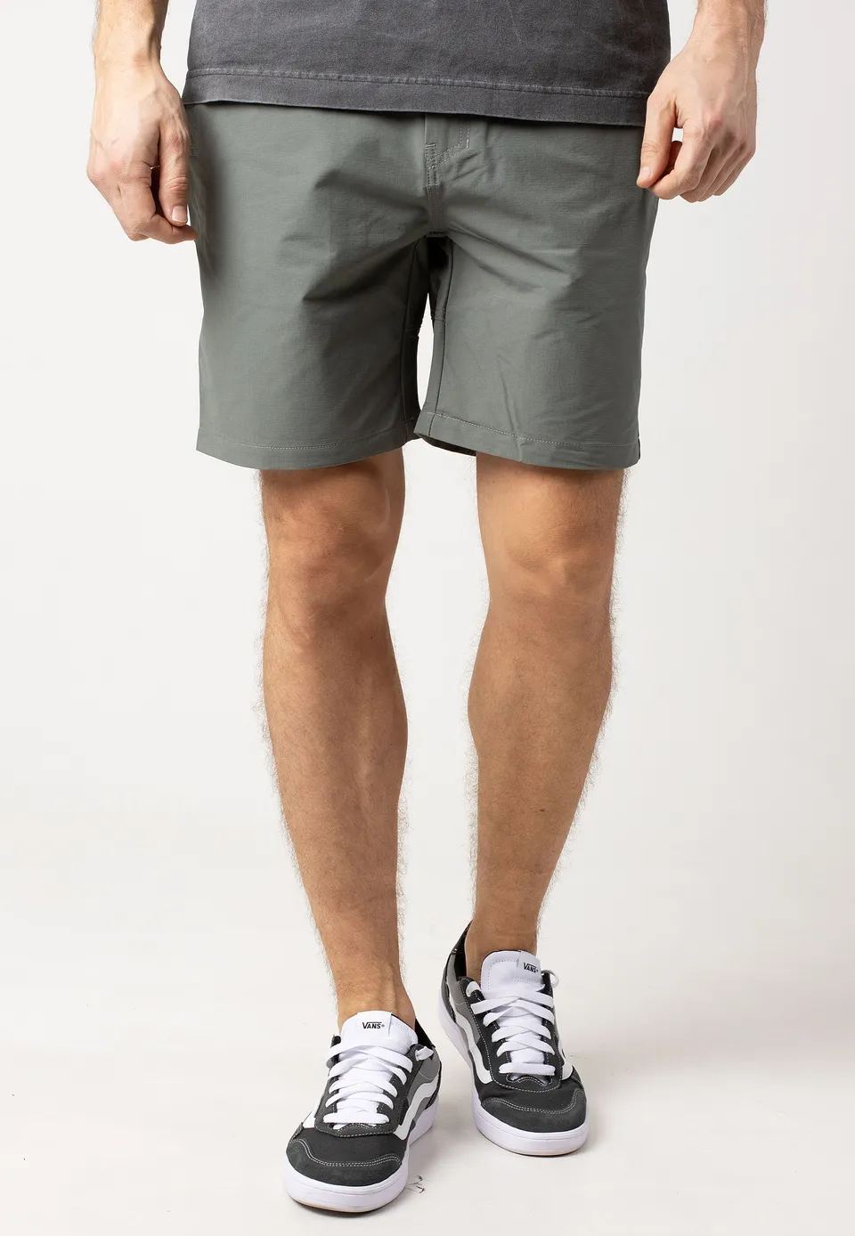 vintage-industries-eton-rock-short-homme-gris-m image 1