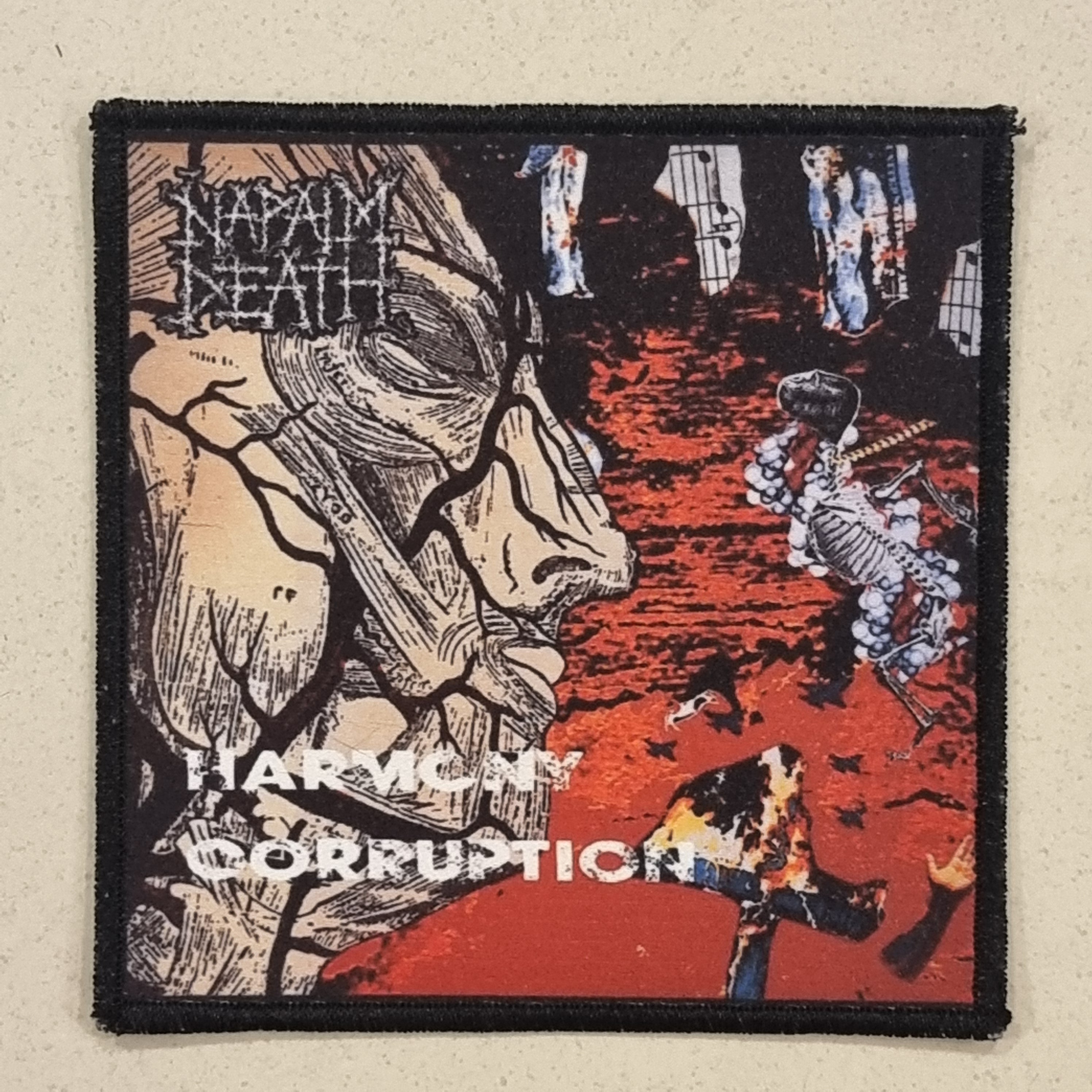 napalm-death-harmony-corruption-patch-cusson-petit-format image 1