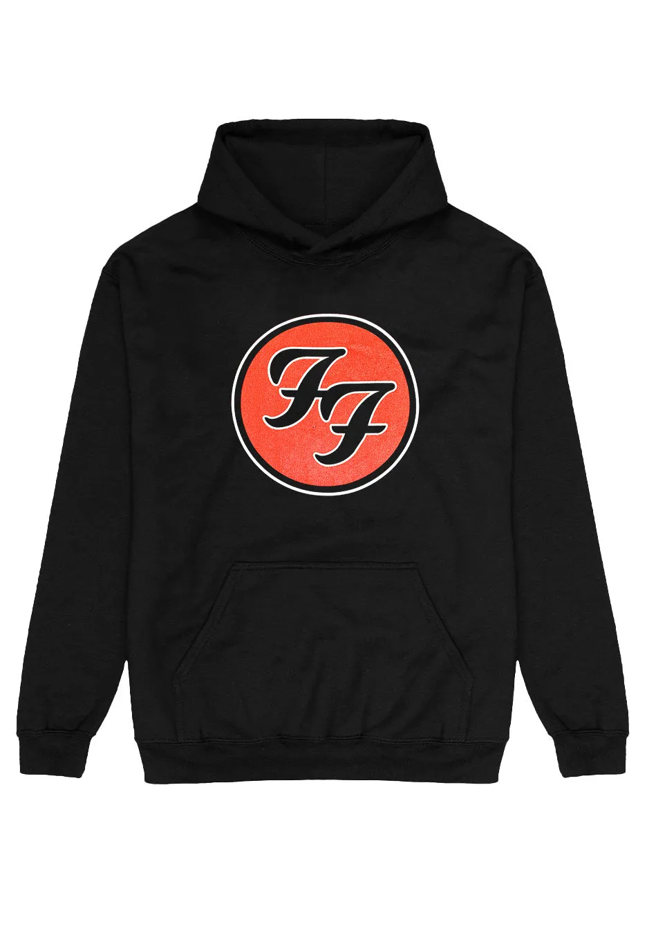 foo-fighters-ff-logo-hoodie-noir-homme image 1