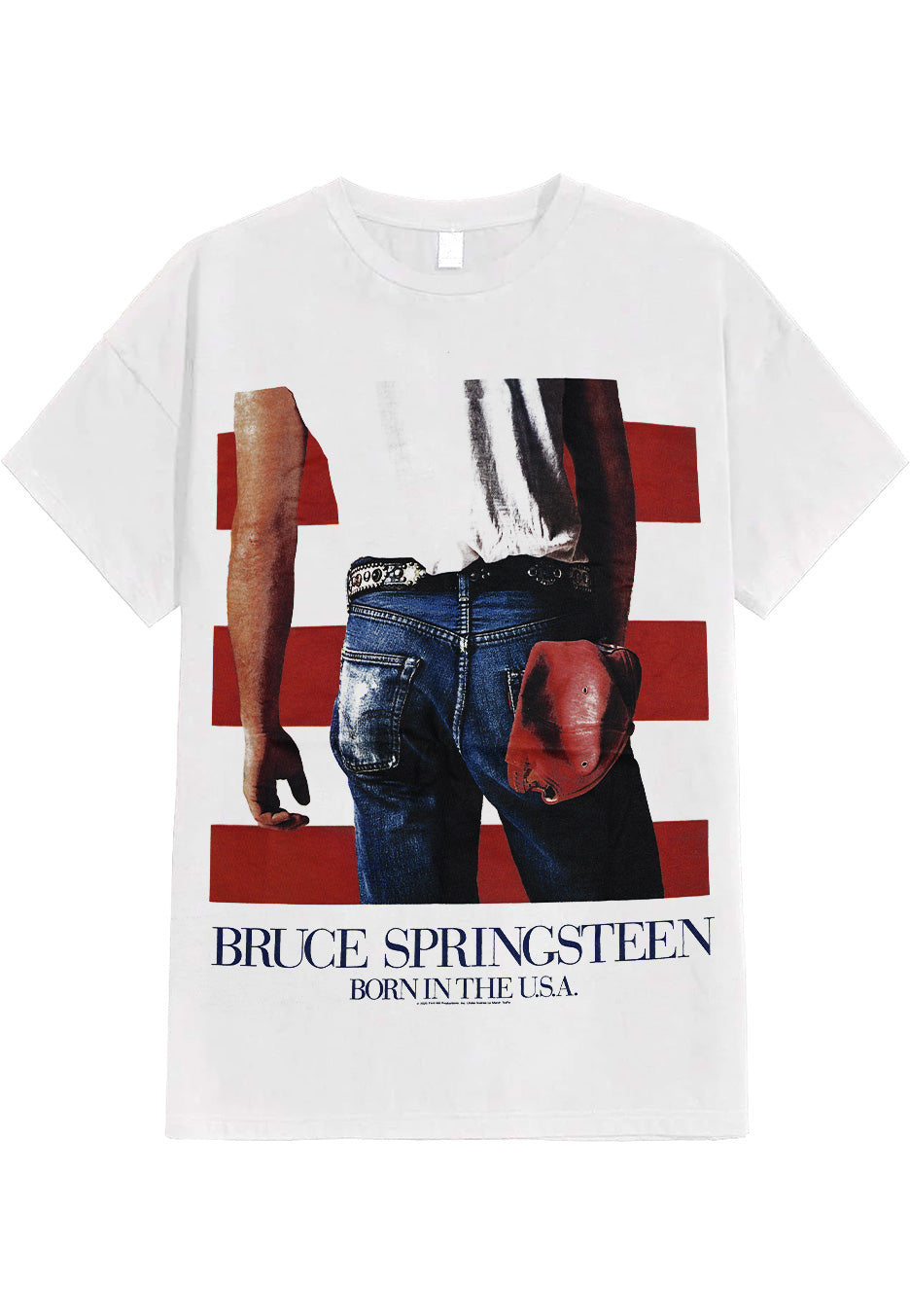 bruce-springsteen-born-in-the-usa-t-shirt-blanc-homme-2 image 1