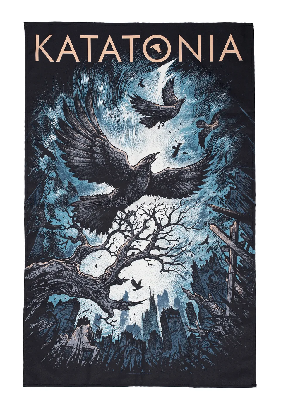 katatonia-uncover-the-skies-drapeau-multicolore image 1