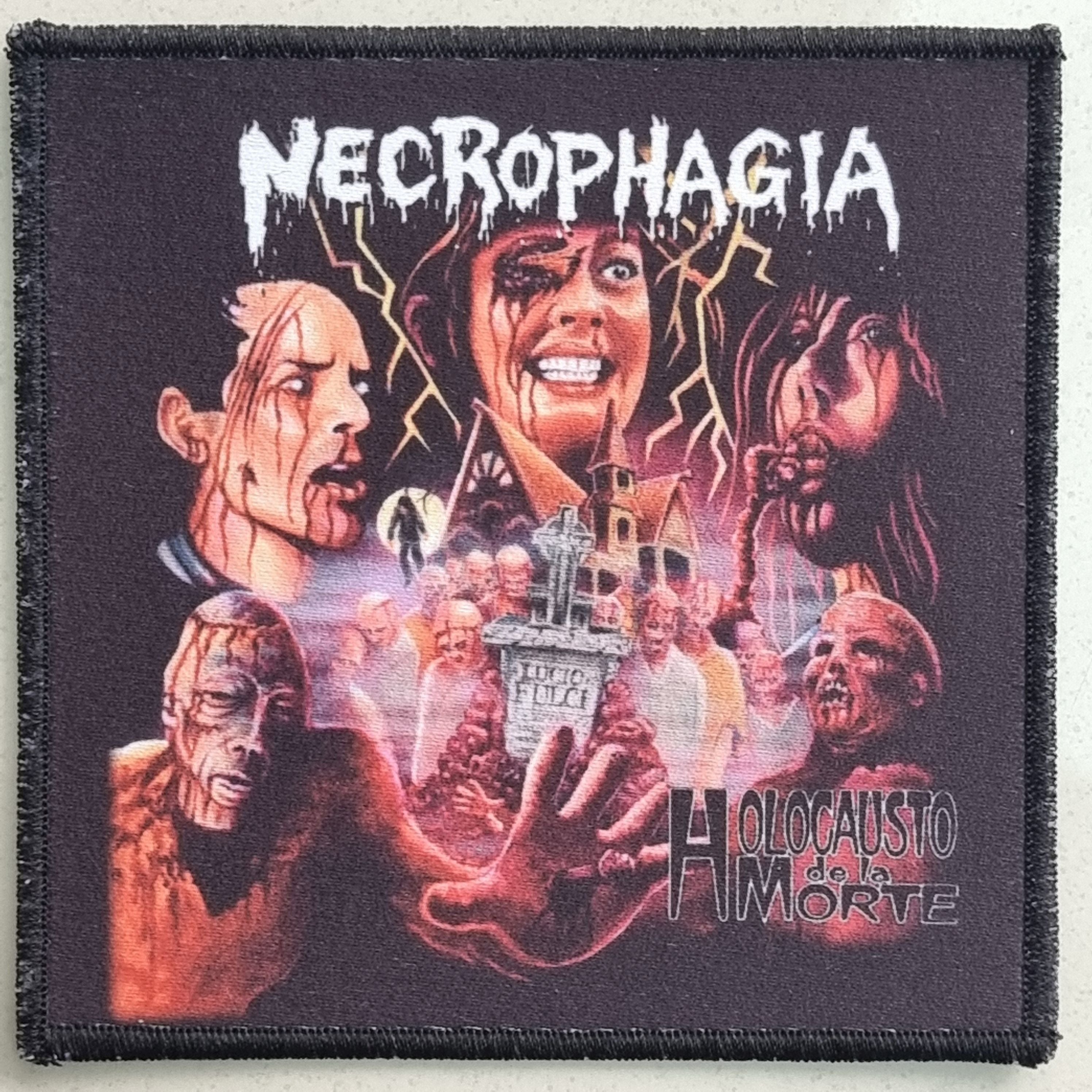 necrophagia-holocausto-de-la-morte-patch-cusson image 1